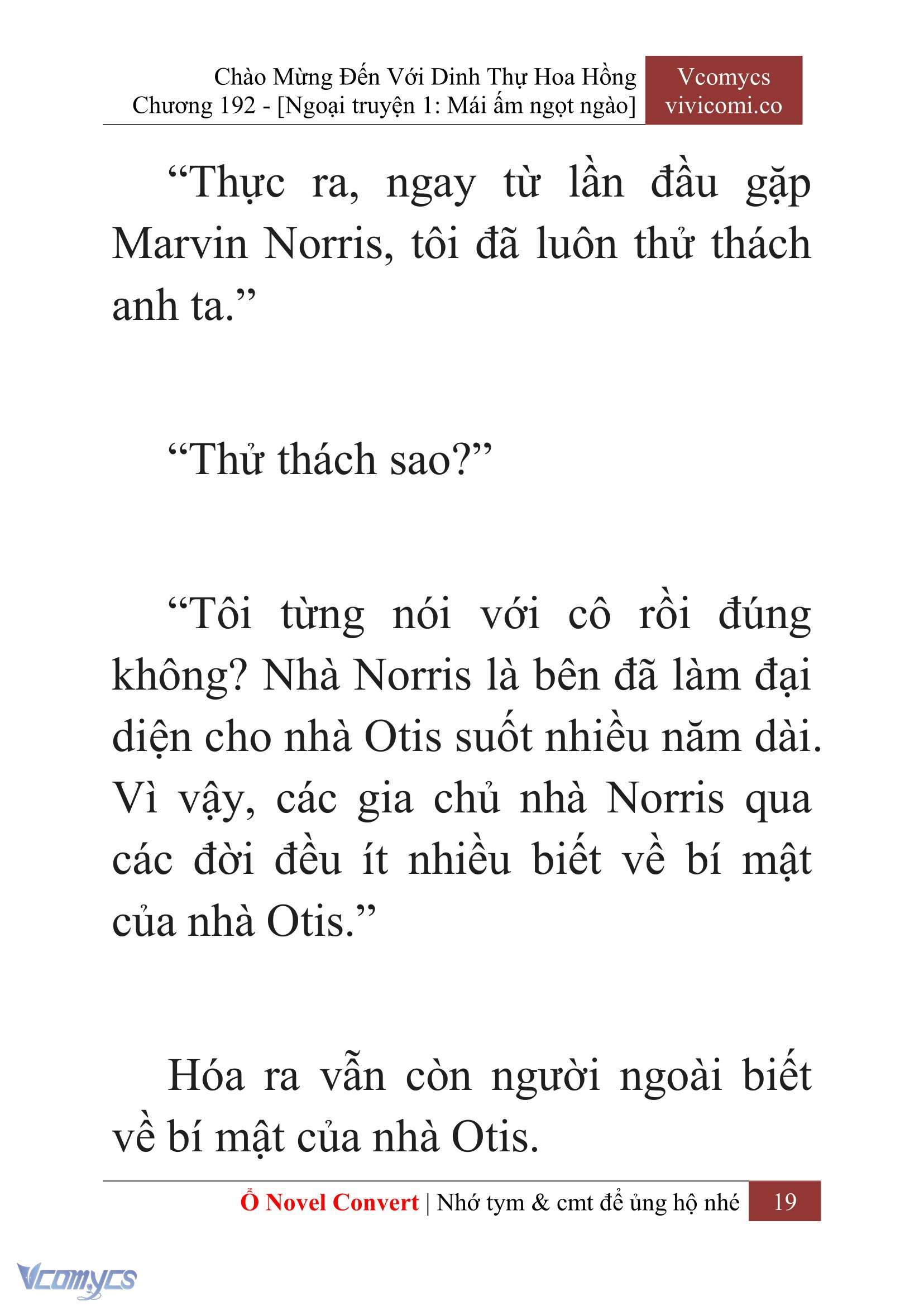 [Novel] Chào Mừng Đến Với Dinh Thự Hoa Hồng Chap 192 - Next Chap 193