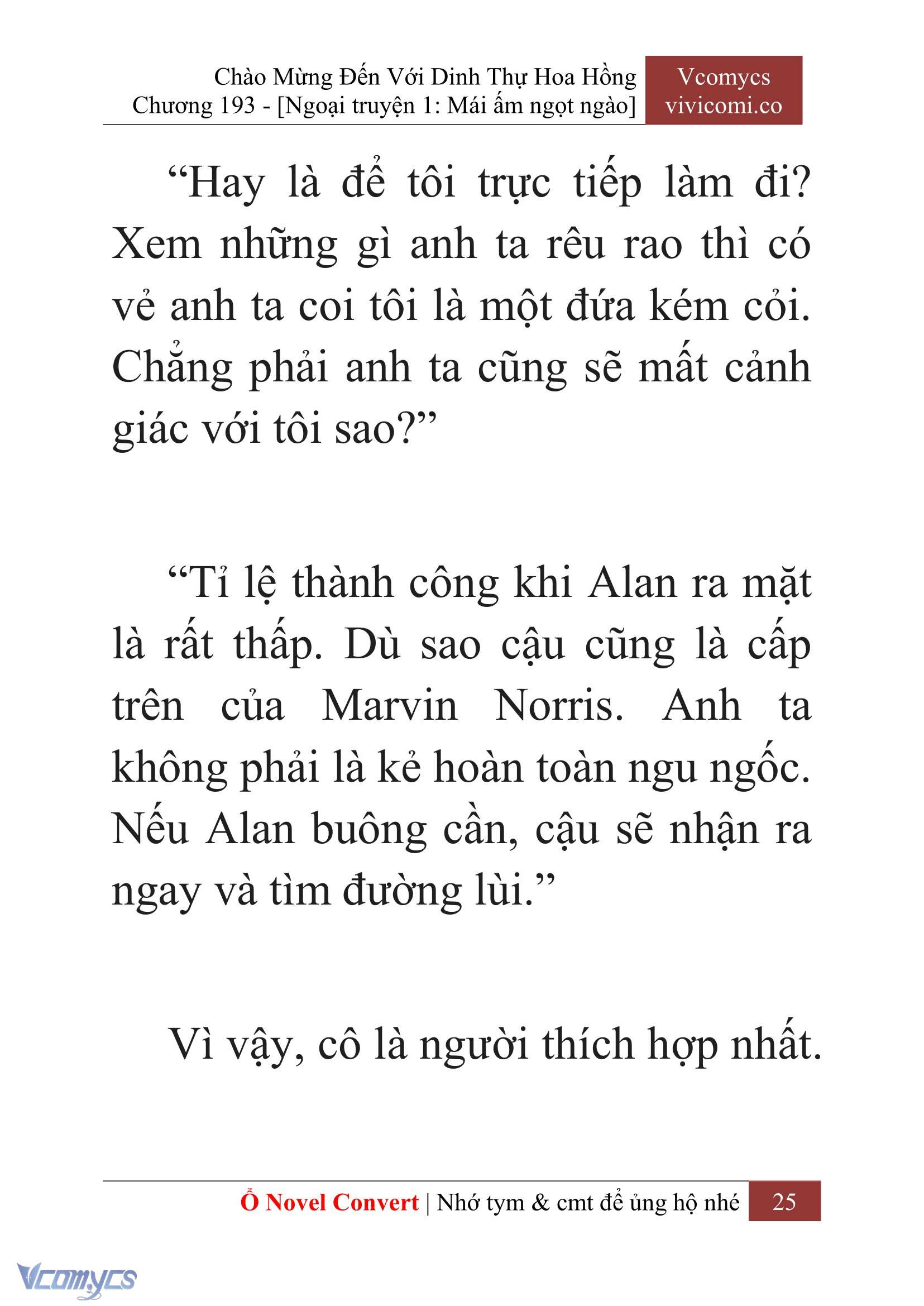 [Novel] Chào Mừng Đến Với Dinh Thự Hoa Hồng Chap 193 - Next Chap 194