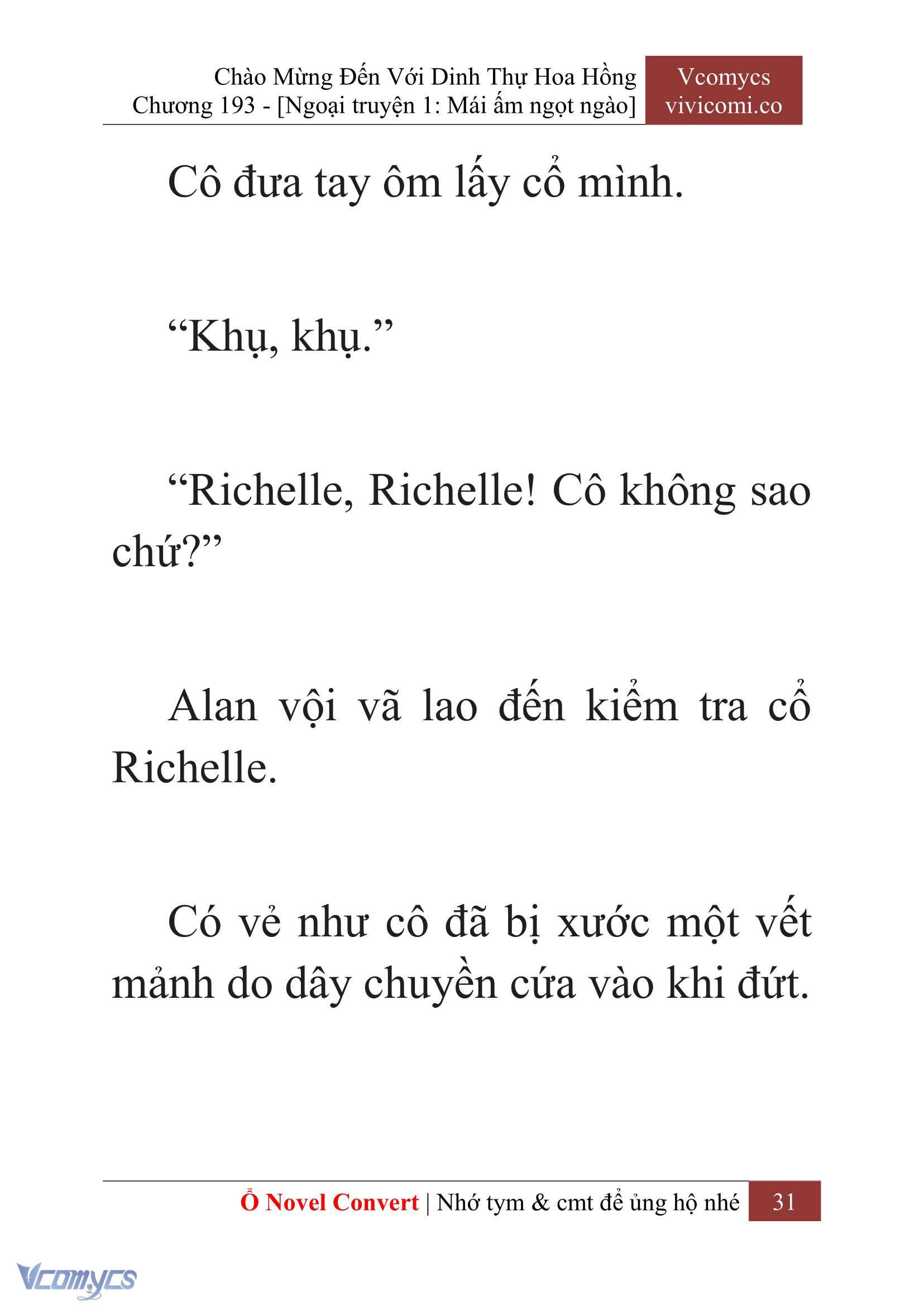 [Novel] Chào Mừng Đến Với Dinh Thự Hoa Hồng Chap 193 - Next Chap 194