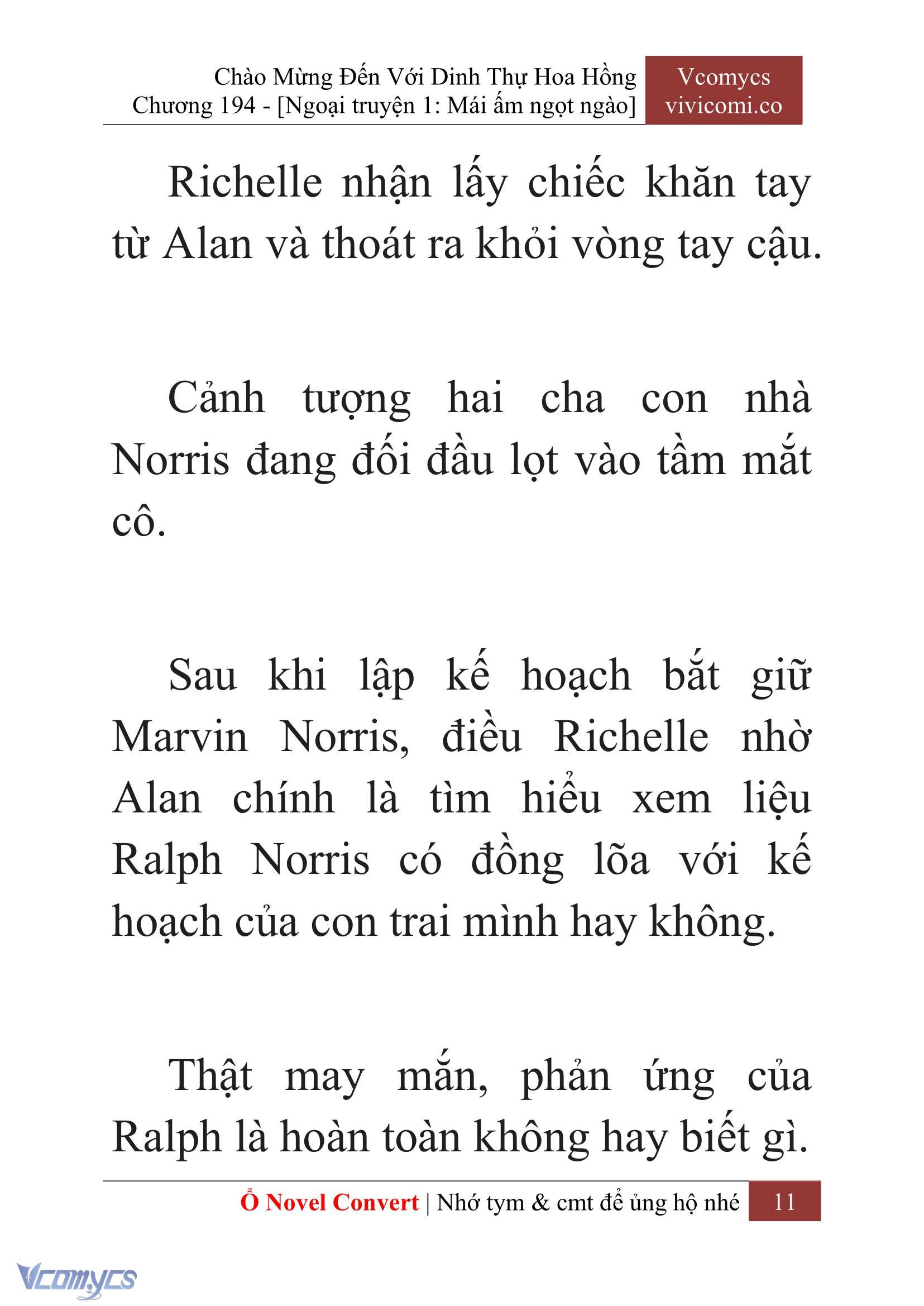 [Novel] Chào Mừng Đến Với Dinh Thự Hoa Hồng Chap 194 - Next Chap 195