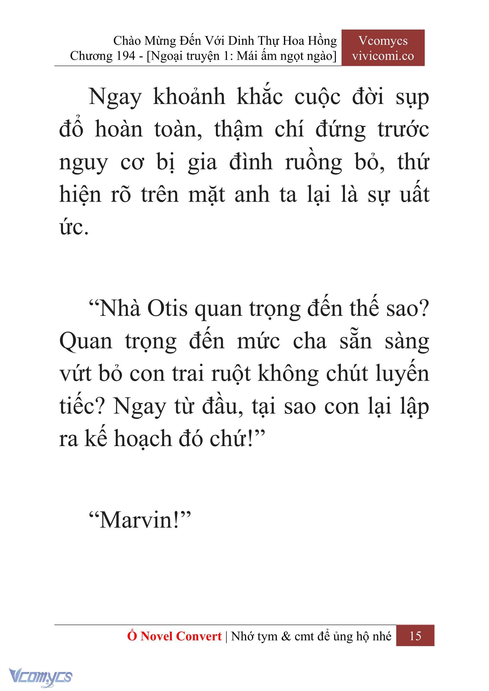 [Novel] Chào Mừng Đến Với Dinh Thự Hoa Hồng Chap 194 - Next Chap 195