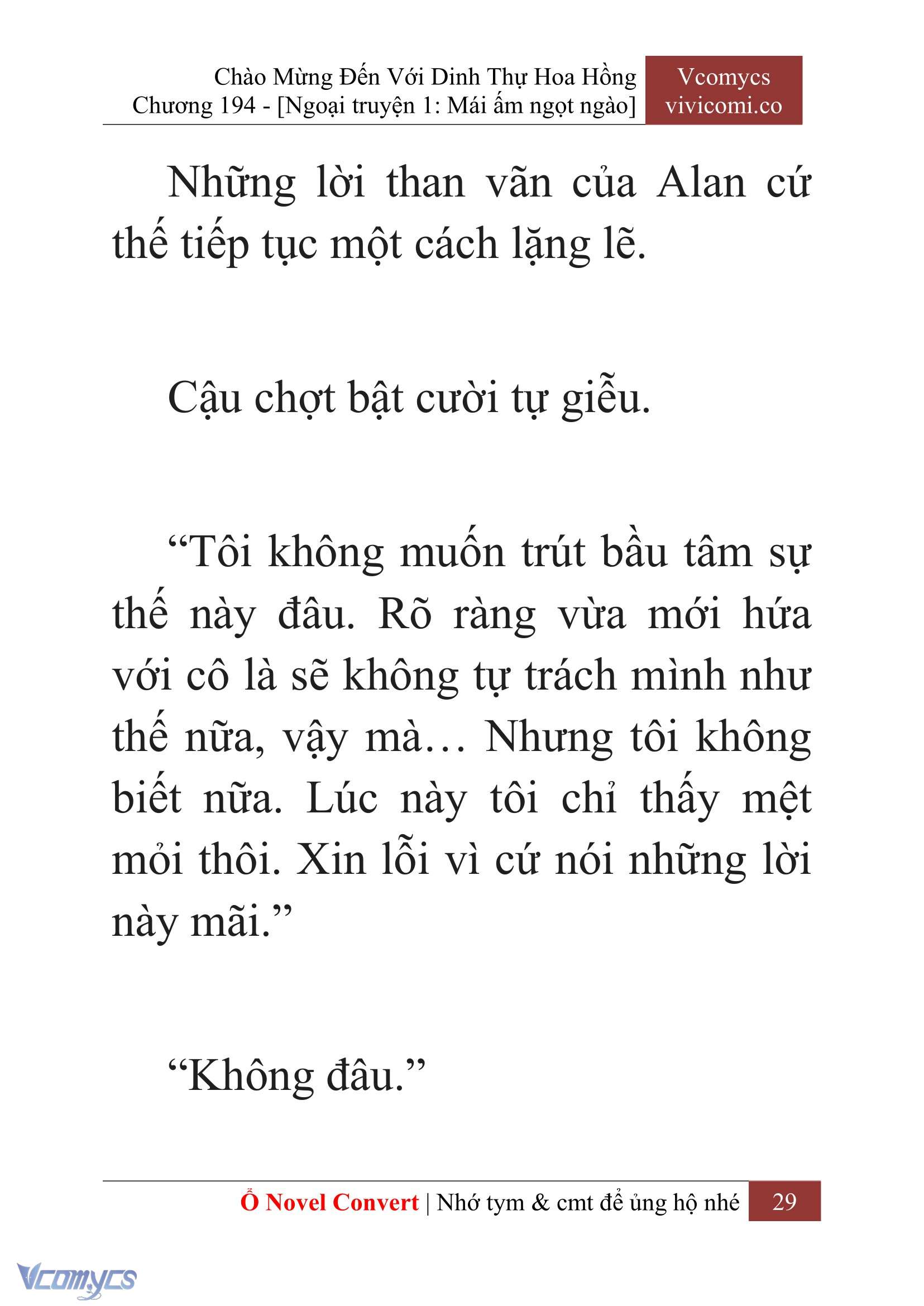 [Novel] Chào Mừng Đến Với Dinh Thự Hoa Hồng Chap 194 - Next Chap 195