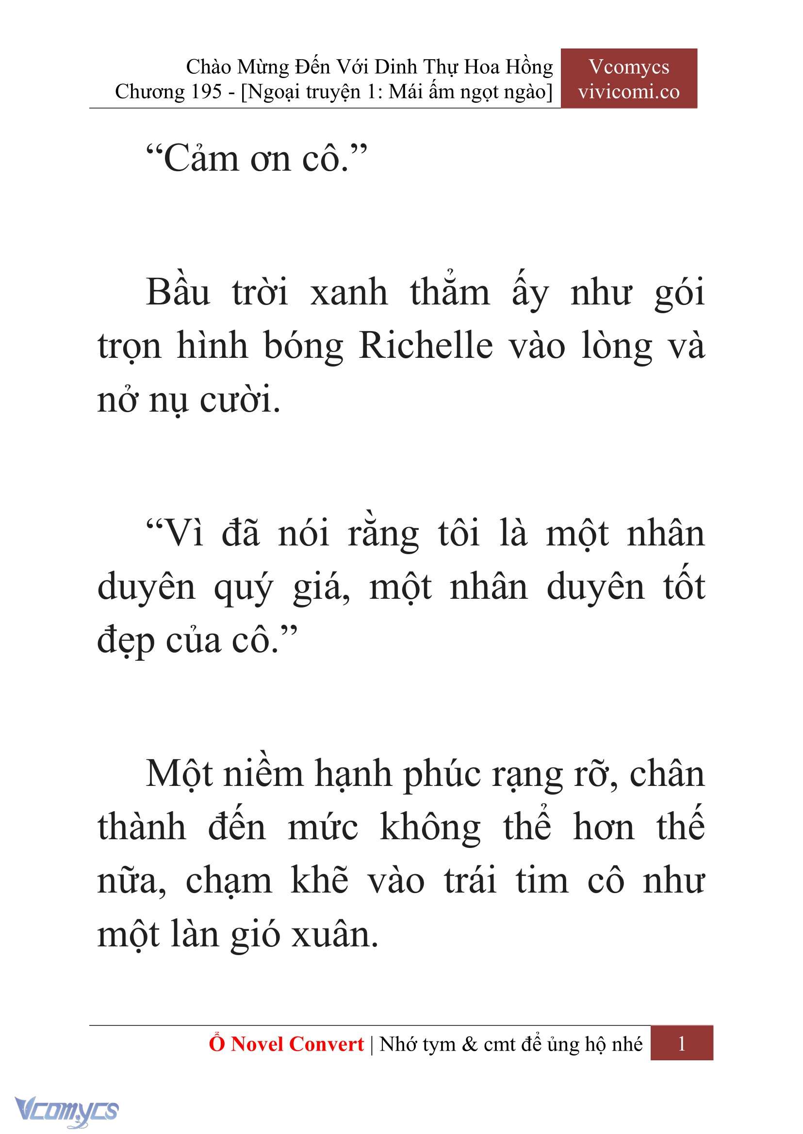 [Novel] Chào Mừng Đến Với Dinh Thự Hoa Hồng Chap 195 - Next Chap 196