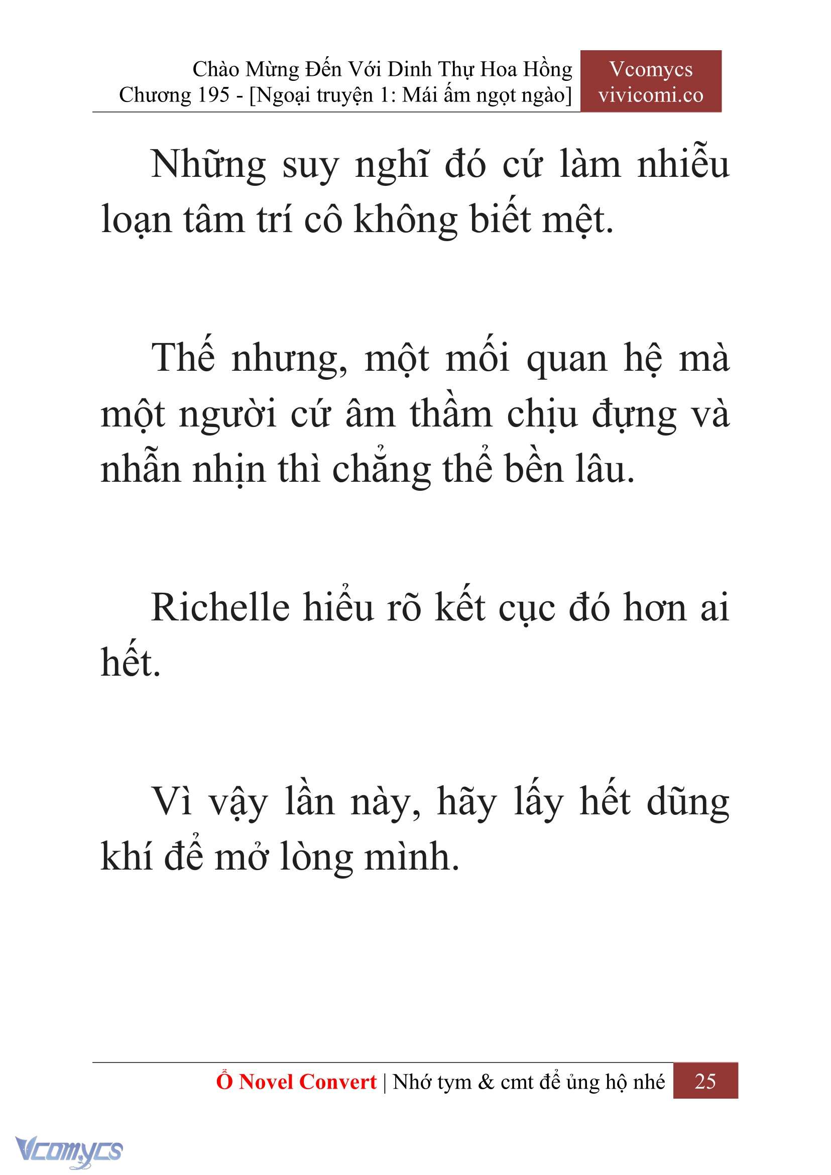 [Novel] Chào Mừng Đến Với Dinh Thự Hoa Hồng Chap 195 - Next Chap 196