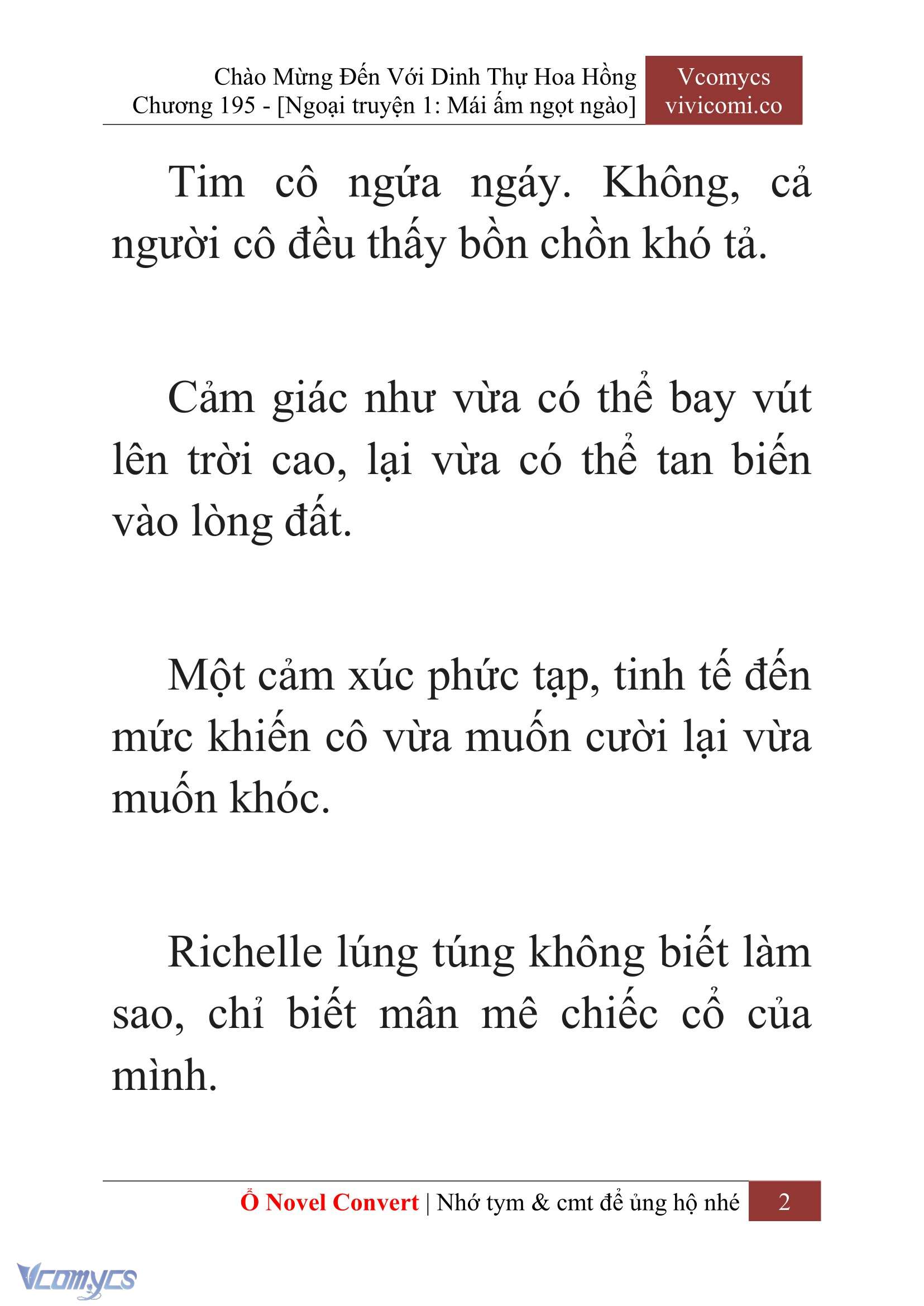 [Novel] Chào Mừng Đến Với Dinh Thự Hoa Hồng Chap 195 - Next Chap 196