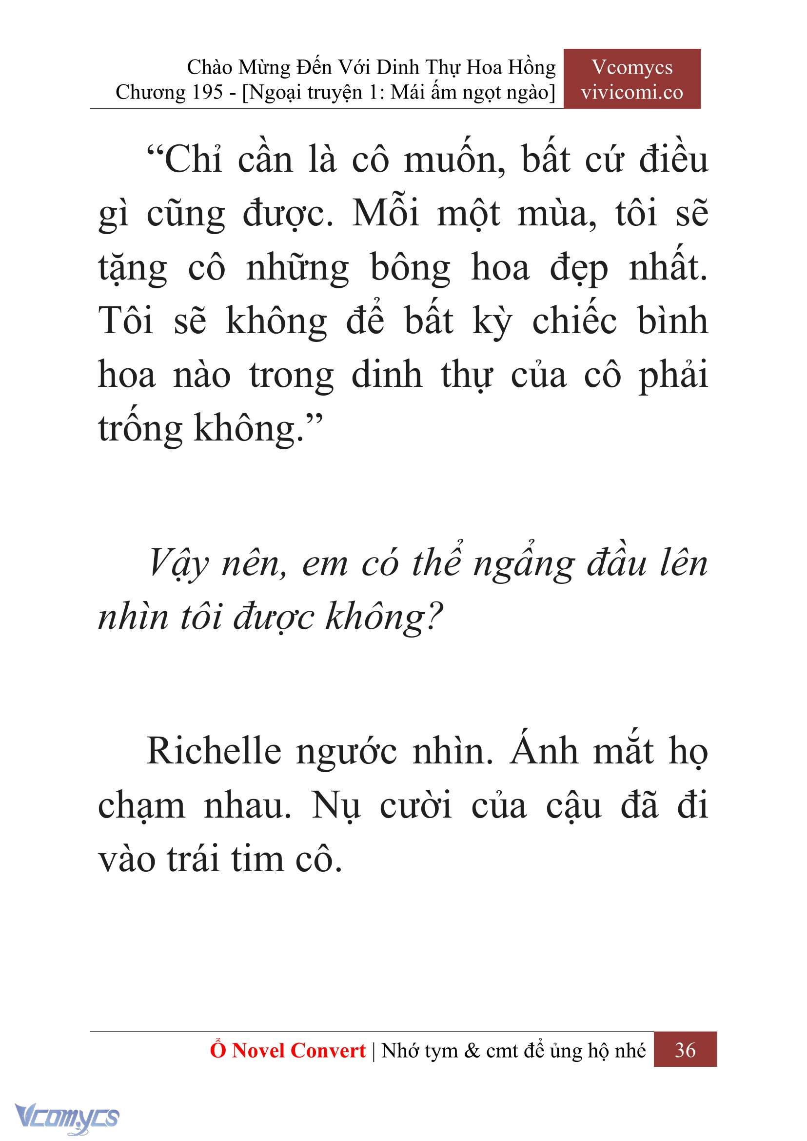 [Novel] Chào Mừng Đến Với Dinh Thự Hoa Hồng Chap 195 - Next Chap 196