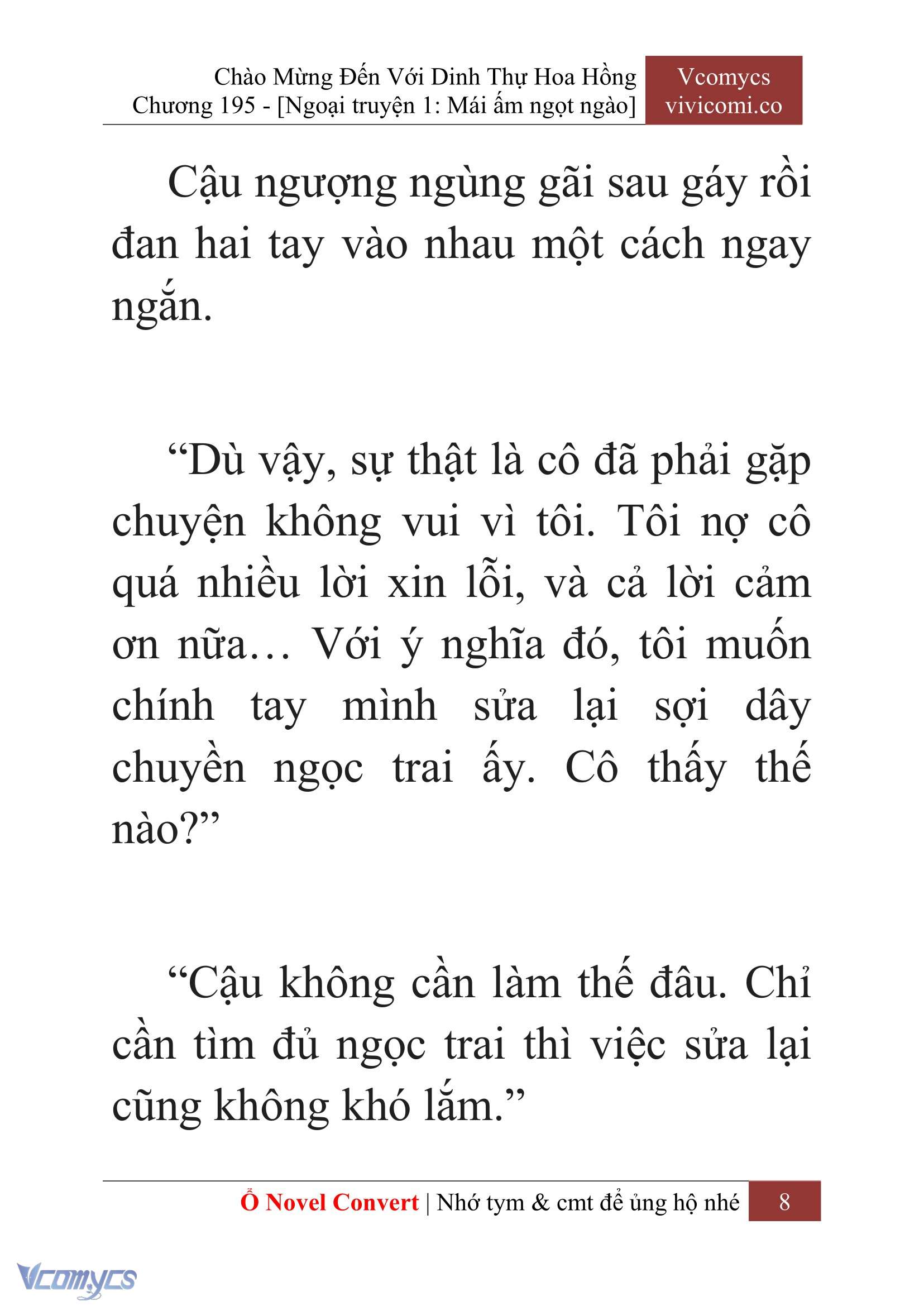 [Novel] Chào Mừng Đến Với Dinh Thự Hoa Hồng Chap 195 - Next Chap 196