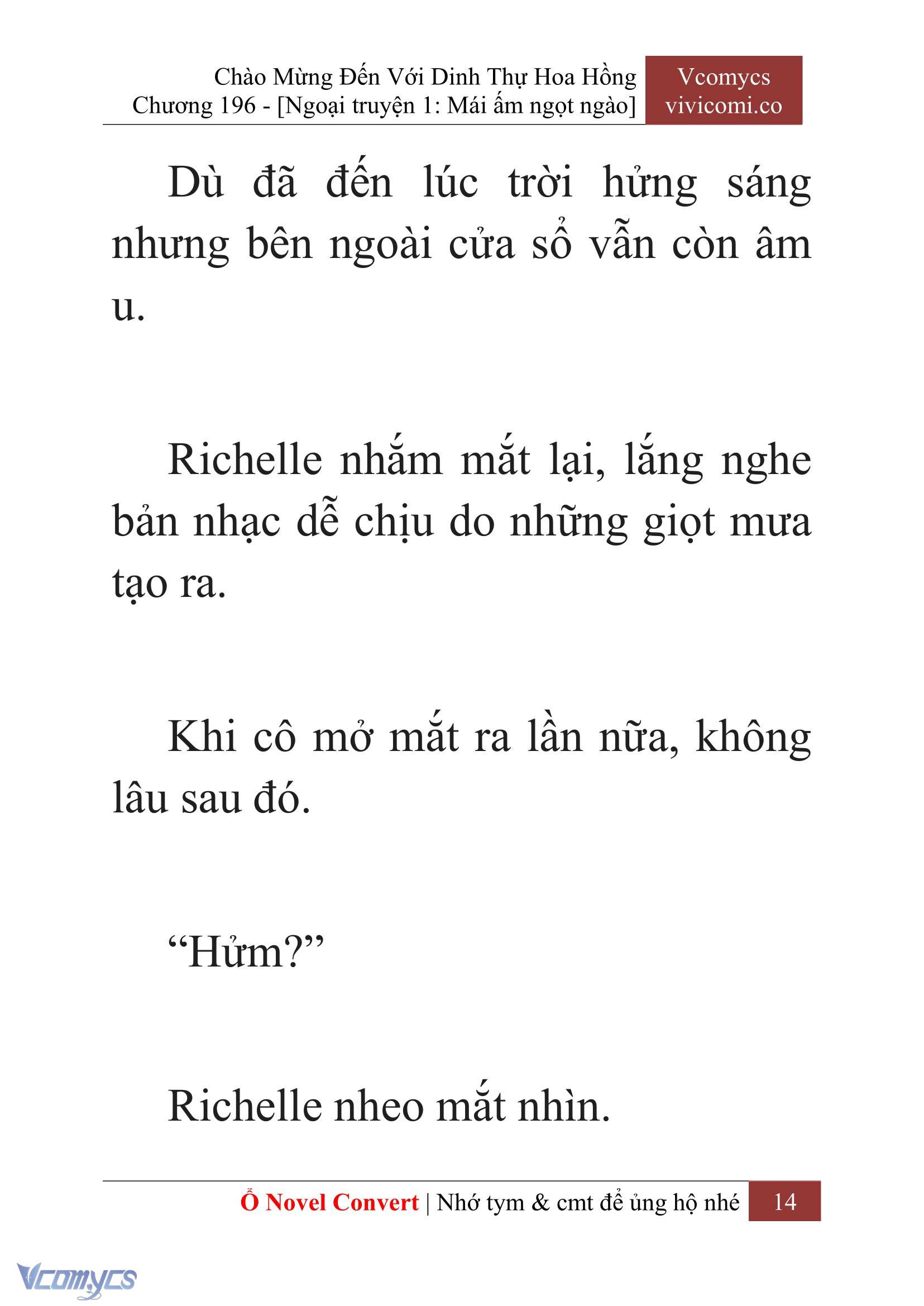 [Novel] Chào Mừng Đến Với Dinh Thự Hoa Hồng Chap 196 - Next Chap 197