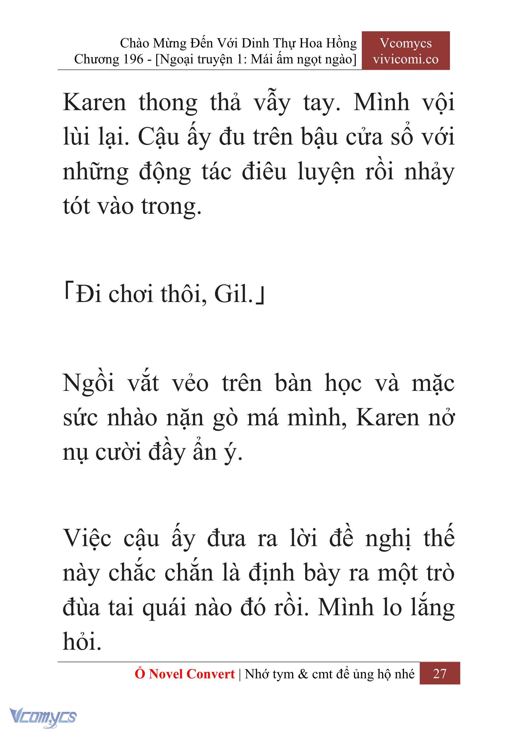 [Novel] Chào Mừng Đến Với Dinh Thự Hoa Hồng Chap 196 - Next Chap 197