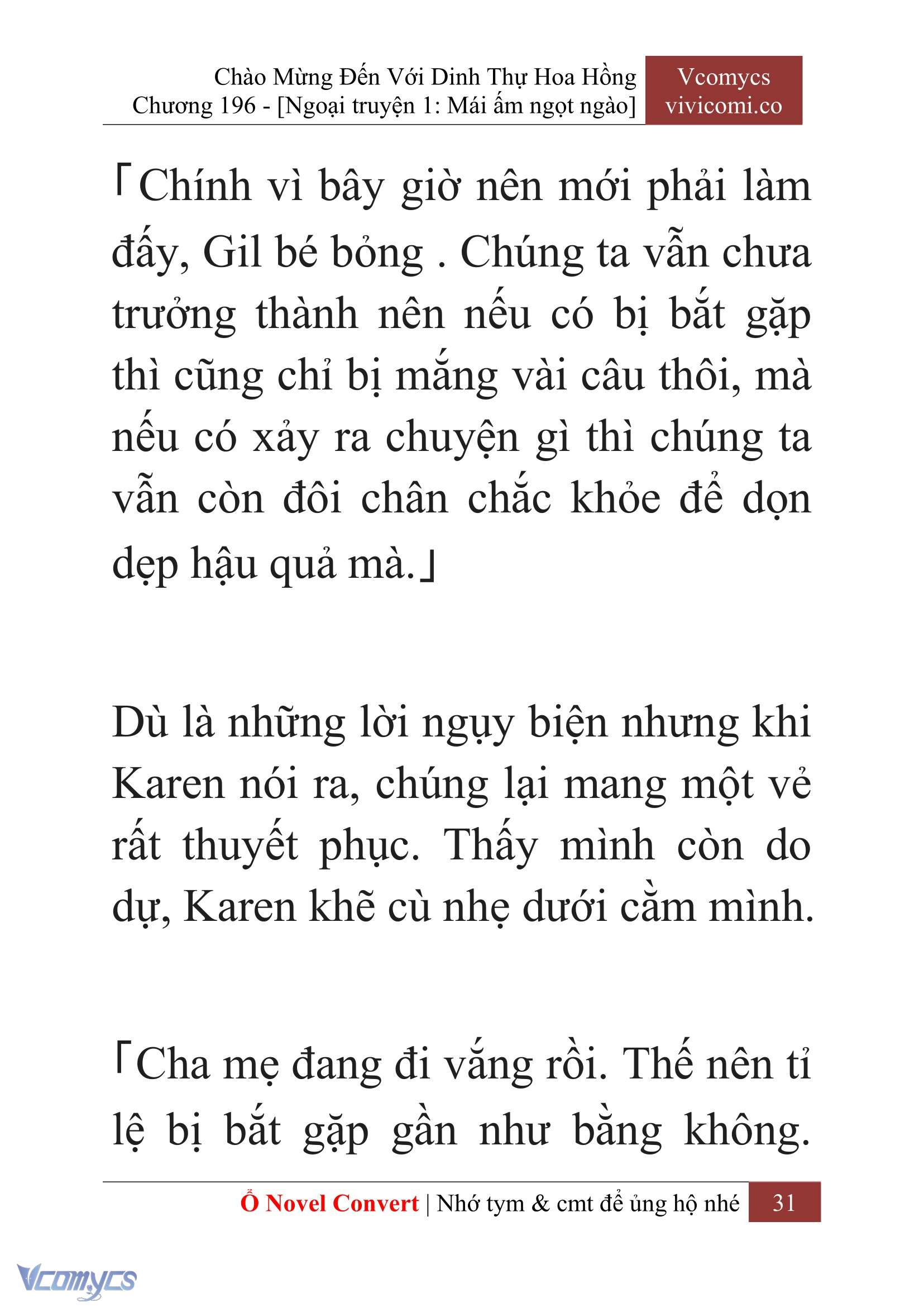 [Novel] Chào Mừng Đến Với Dinh Thự Hoa Hồng Chap 196 - Next Chap 197