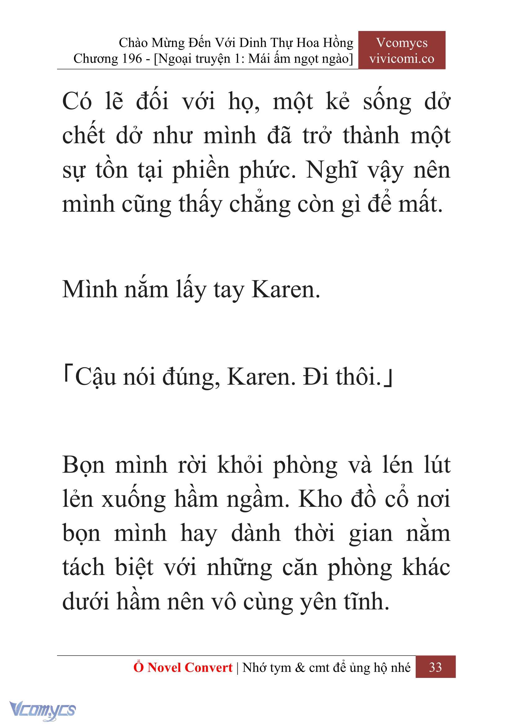 [Novel] Chào Mừng Đến Với Dinh Thự Hoa Hồng Chap 196 - Next Chap 197