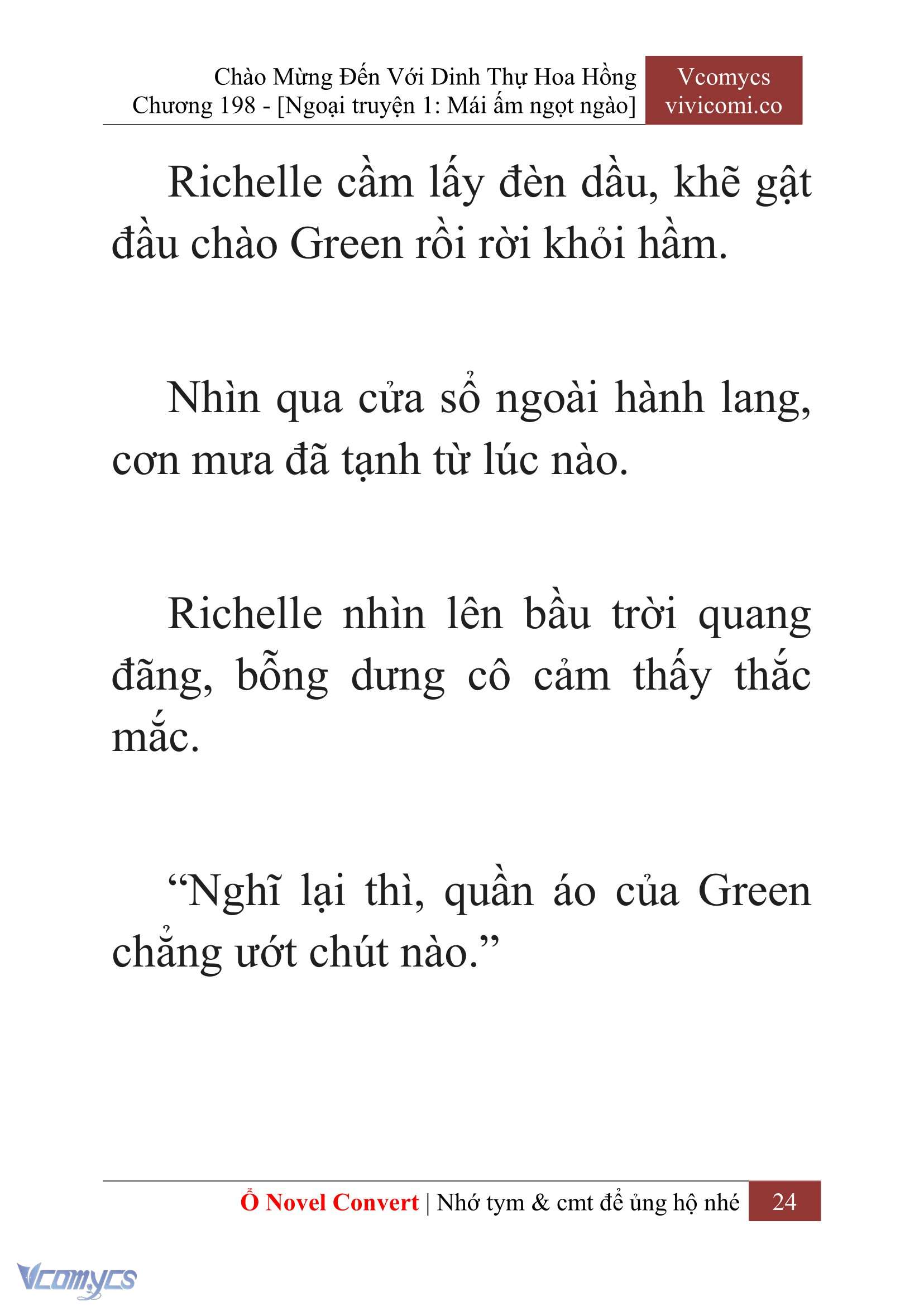 [Novel] Chào Mừng Đến Với Dinh Thự Hoa Hồng Chap 198 - Next Chap 199