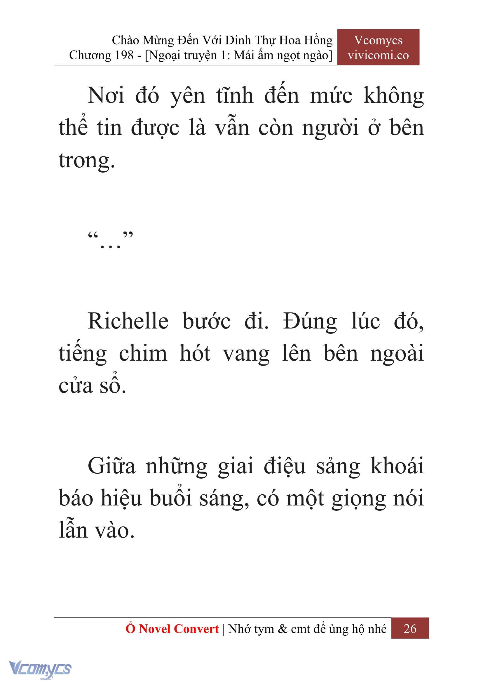 [Novel] Chào Mừng Đến Với Dinh Thự Hoa Hồng Chap 198 - Next Chap 199