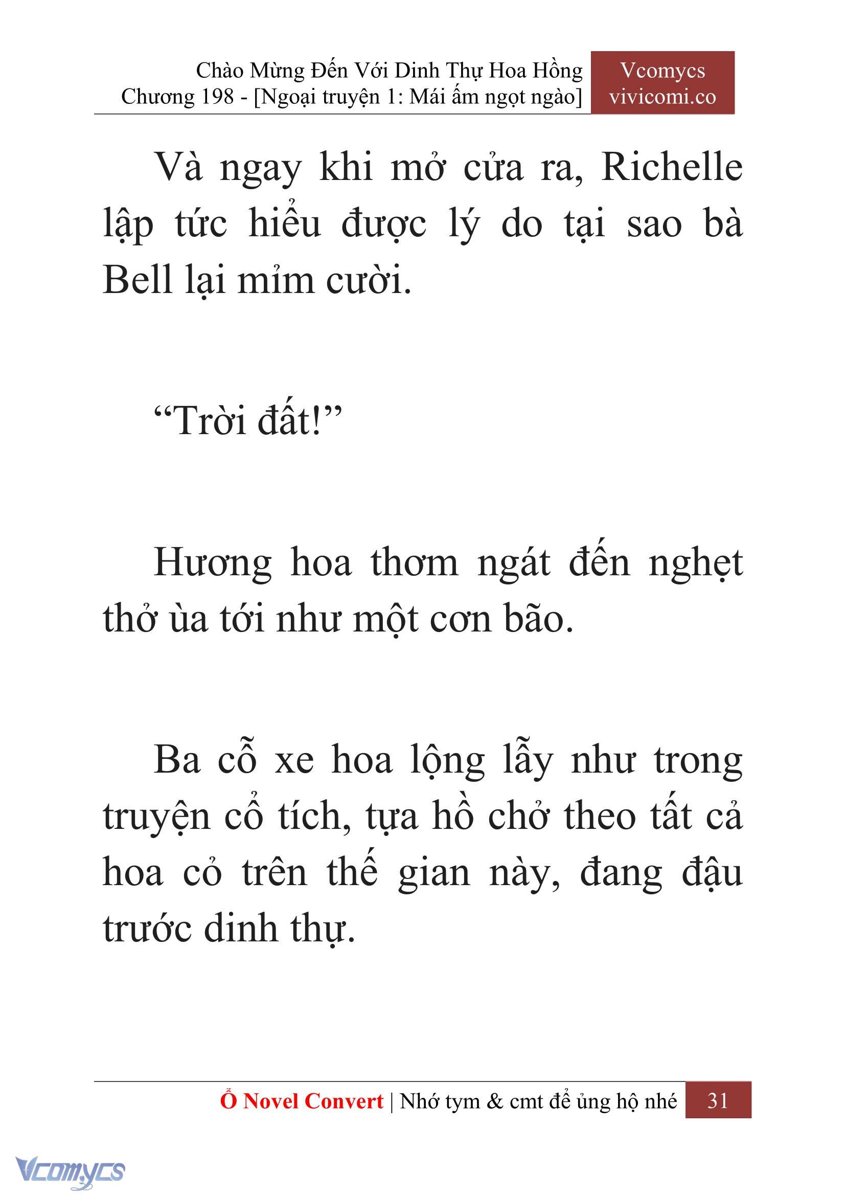 [Novel] Chào Mừng Đến Với Dinh Thự Hoa Hồng Chap 198 - Next Chap 199