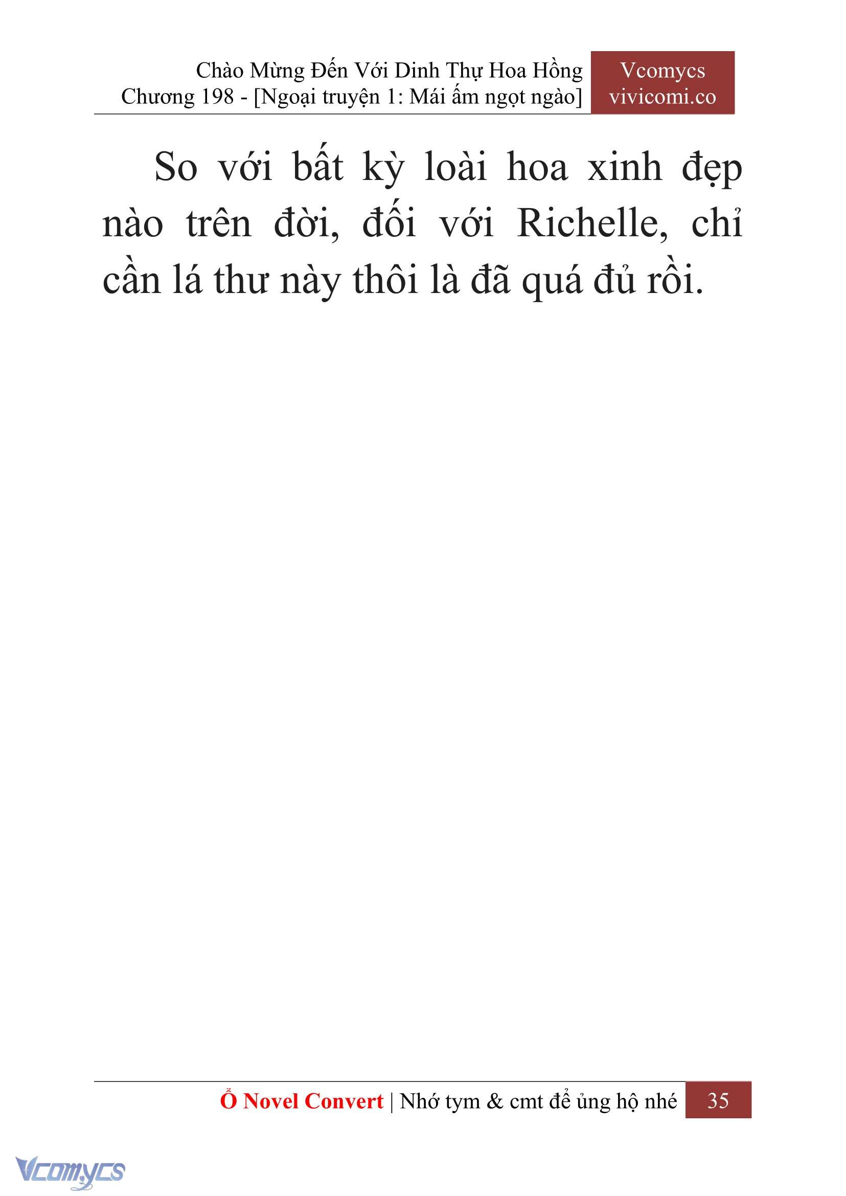 [Novel] Chào Mừng Đến Với Dinh Thự Hoa Hồng Chap 198 - Next Chap 199