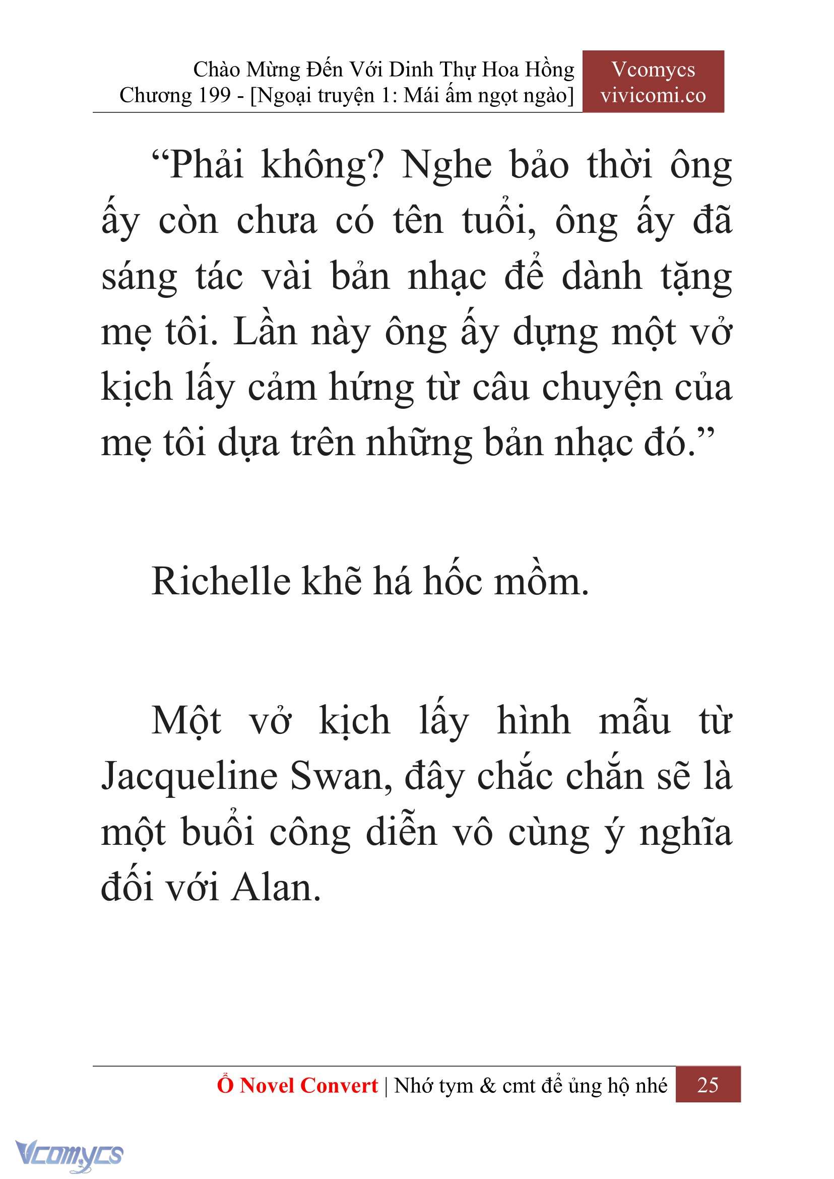 [Novel] Chào Mừng Đến Với Dinh Thự Hoa Hồng Chap 199 - Next Chap 200