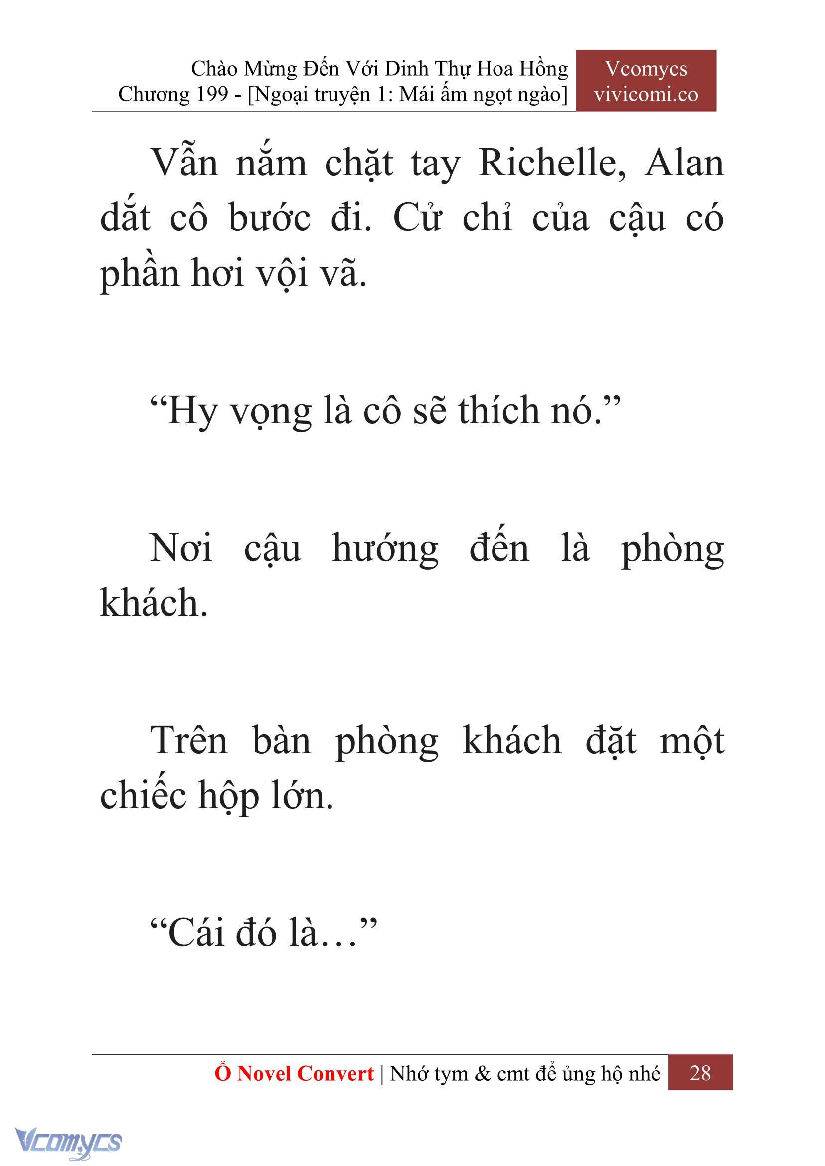 [Novel] Chào Mừng Đến Với Dinh Thự Hoa Hồng Chap 199 - Next Chap 200