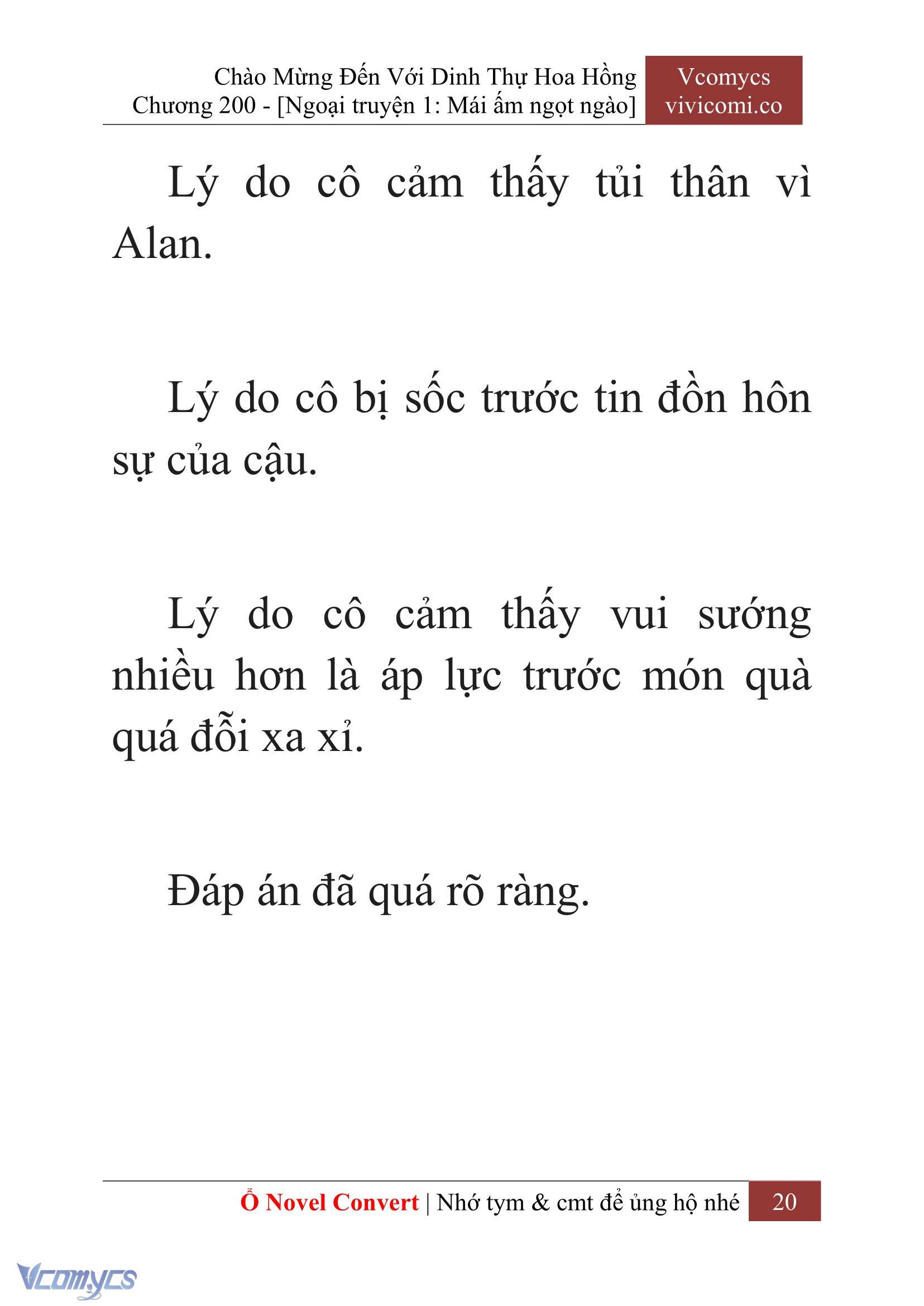 [Novel] Chào Mừng Đến Với Dinh Thự Hoa Hồng Chap 200 - Next Chap 201