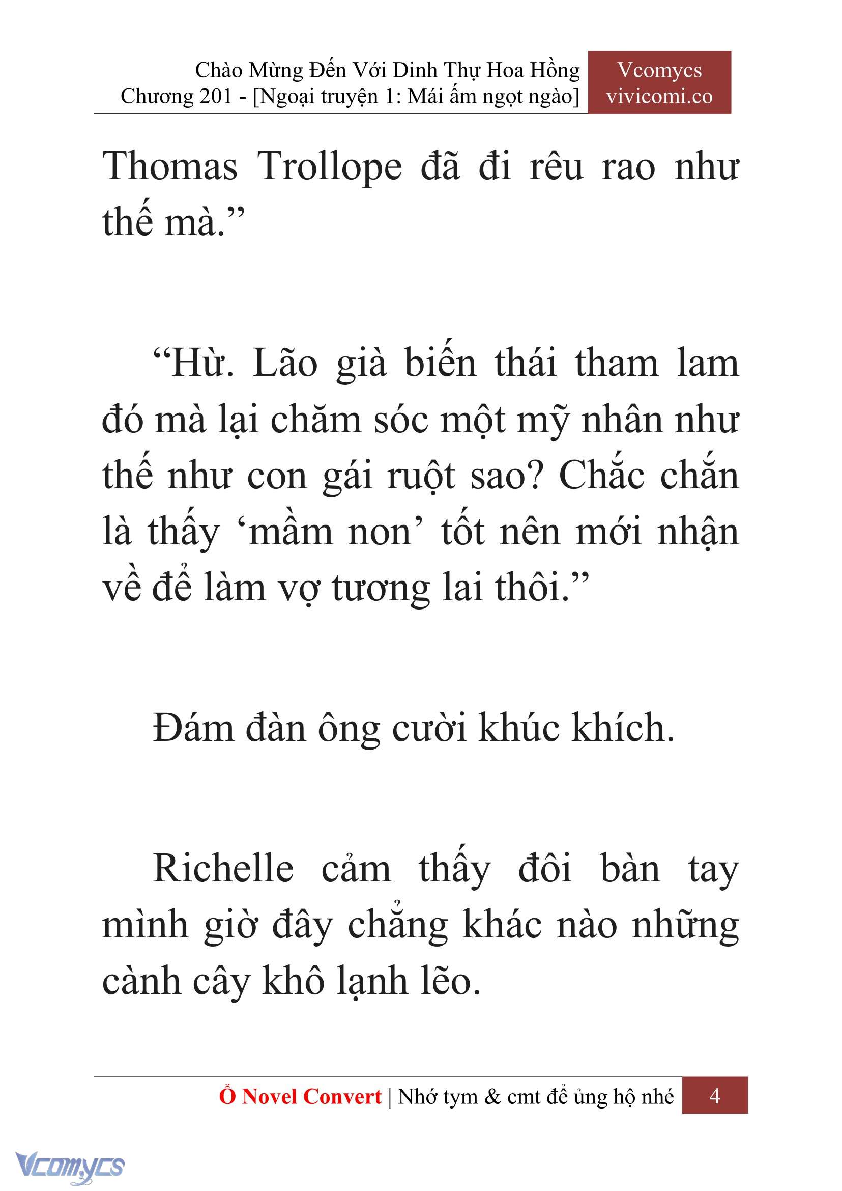 [Novel] Chào Mừng Đến Với Dinh Thự Hoa Hồng Chap 201 - Next Chap 202
