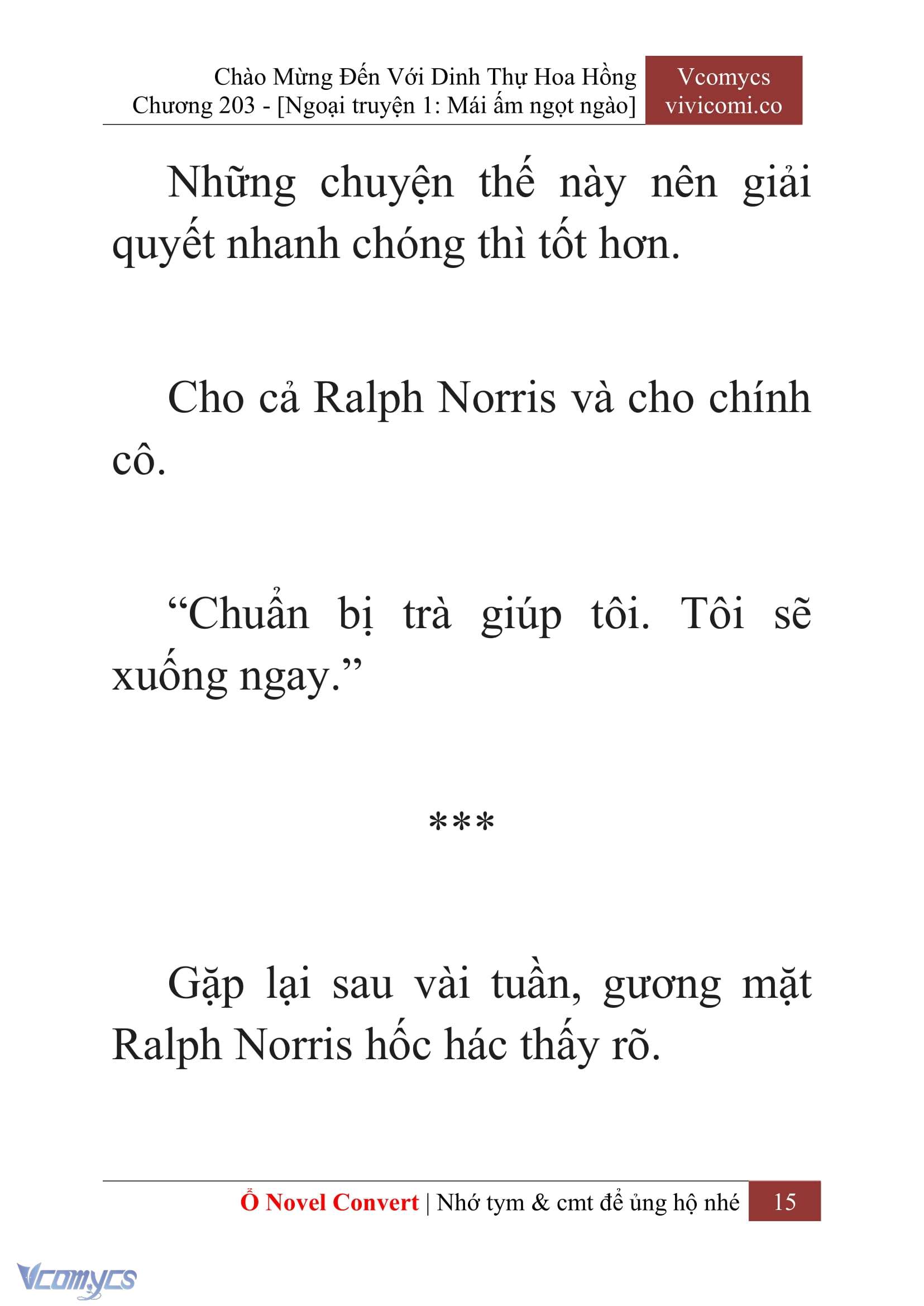 [Novel] Chào Mừng Đến Với Dinh Thự Hoa Hồng Chap 203 - Next Chap 204