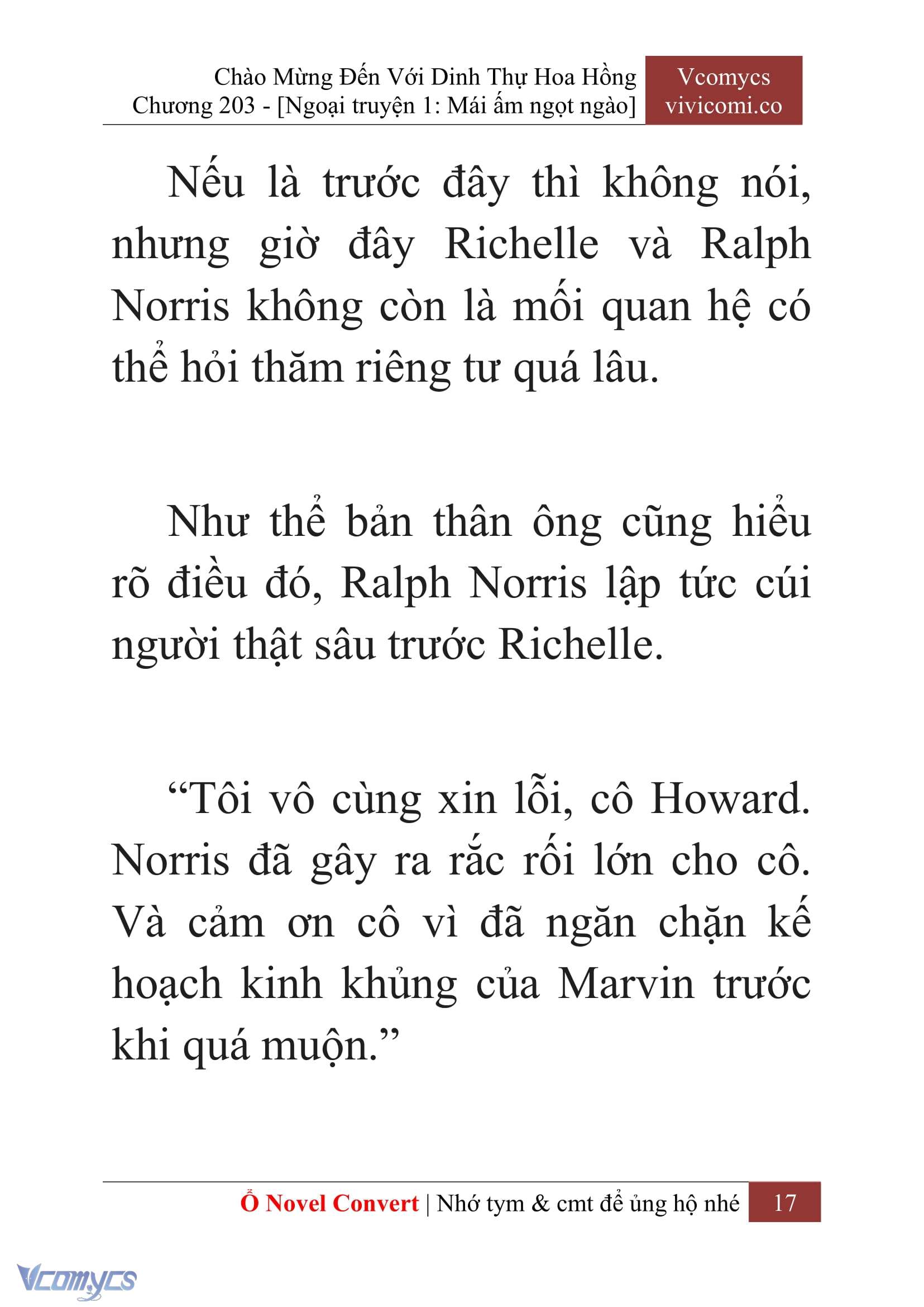 [Novel] Chào Mừng Đến Với Dinh Thự Hoa Hồng Chap 203 - Next Chap 204