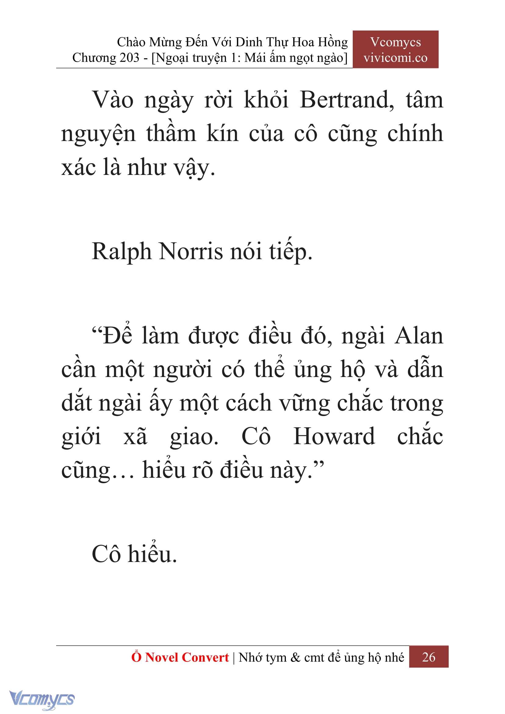 [Novel] Chào Mừng Đến Với Dinh Thự Hoa Hồng Chap 203 - Next Chap 204