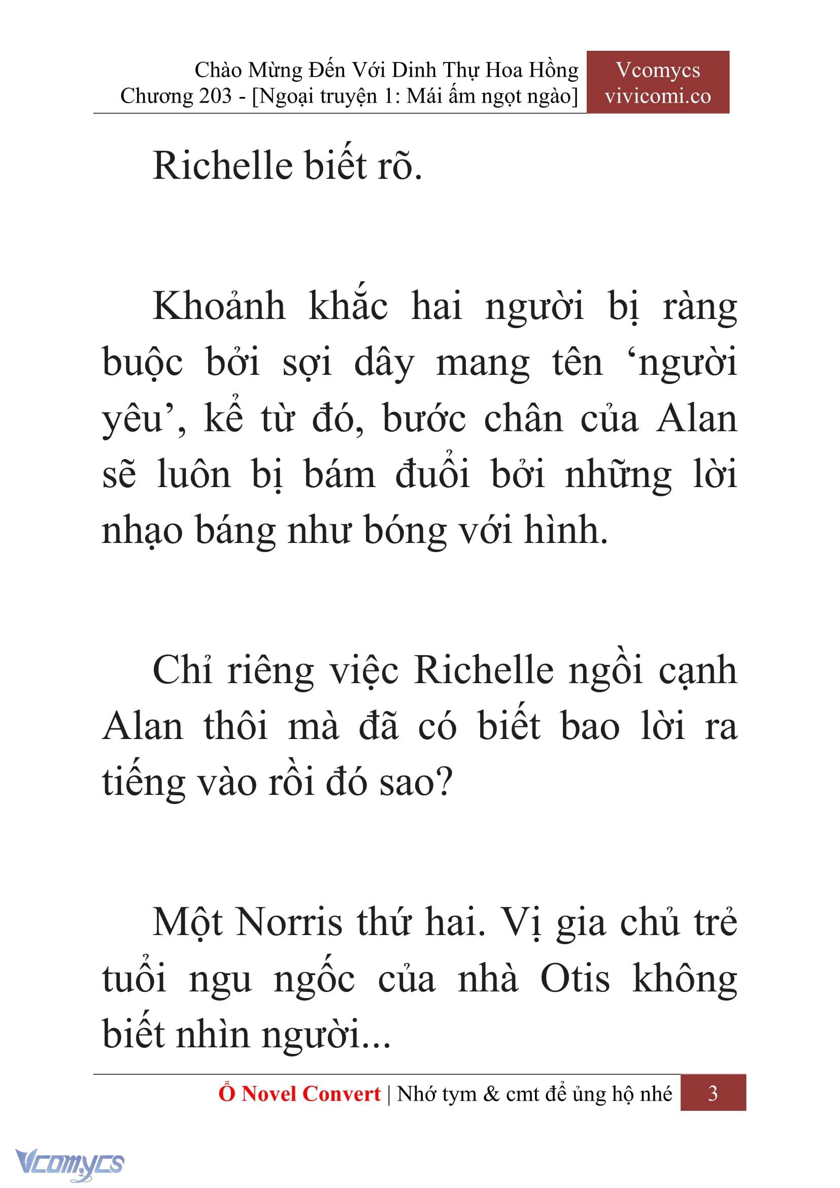 [Novel] Chào Mừng Đến Với Dinh Thự Hoa Hồng Chap 203 - Next Chap 204