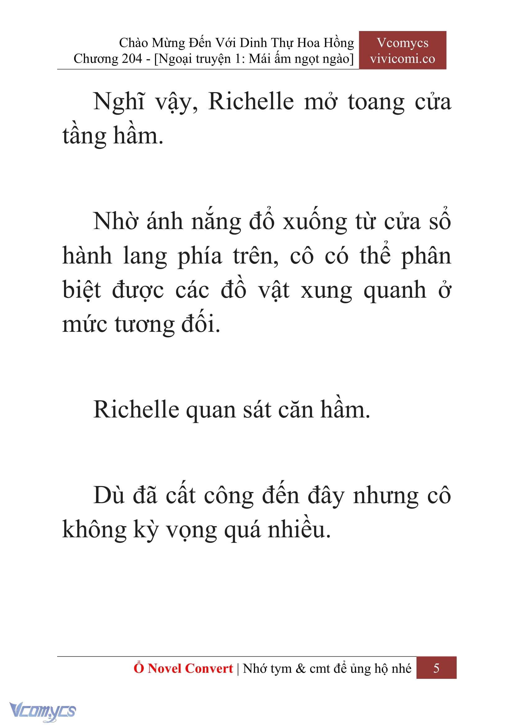 [Novel] Chào Mừng Đến Với Dinh Thự Hoa Hồng Chap 204 - Next Chap 205