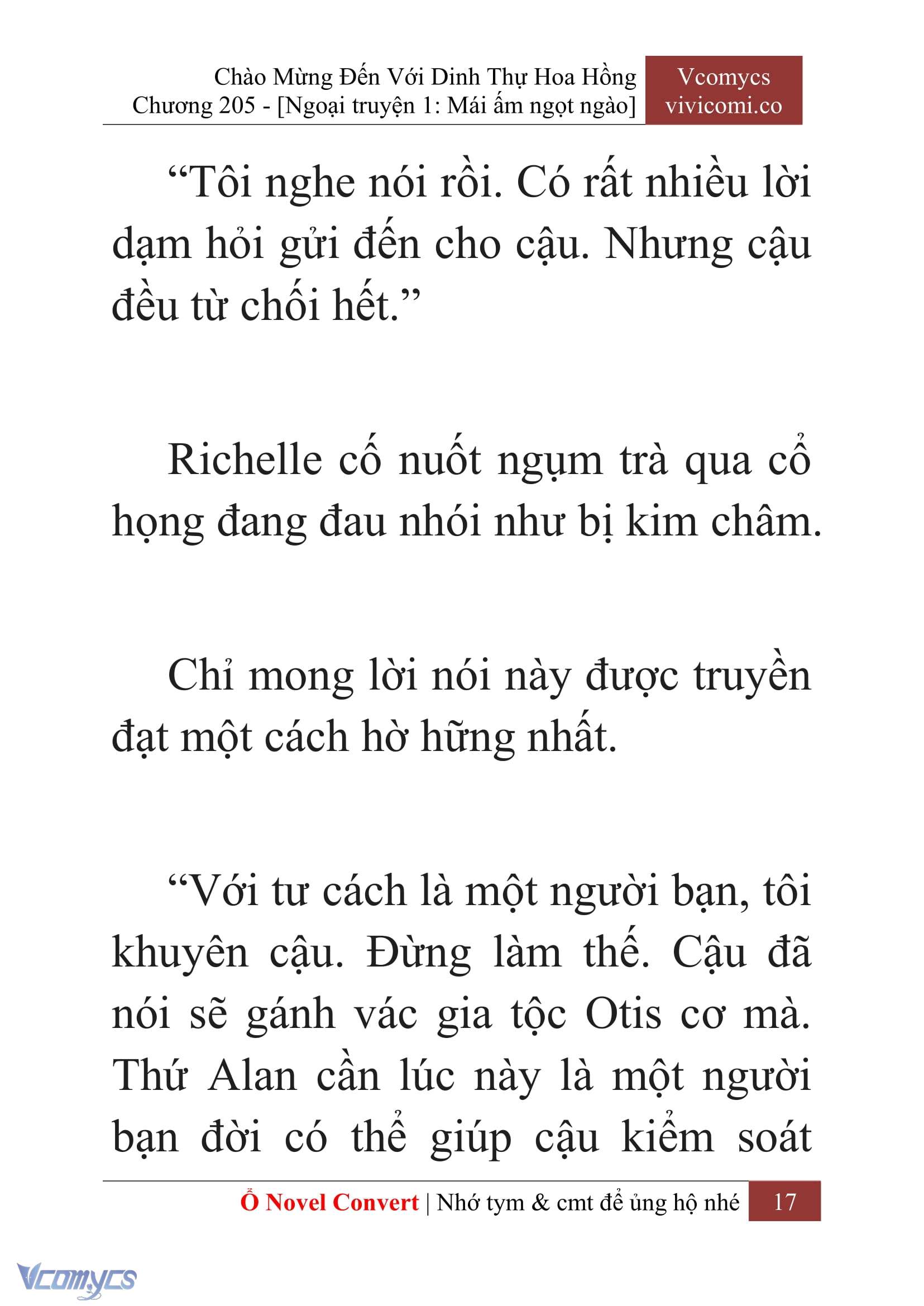 [Novel] Chào Mừng Đến Với Dinh Thự Hoa Hồng Chap 205 - Next Chap 206