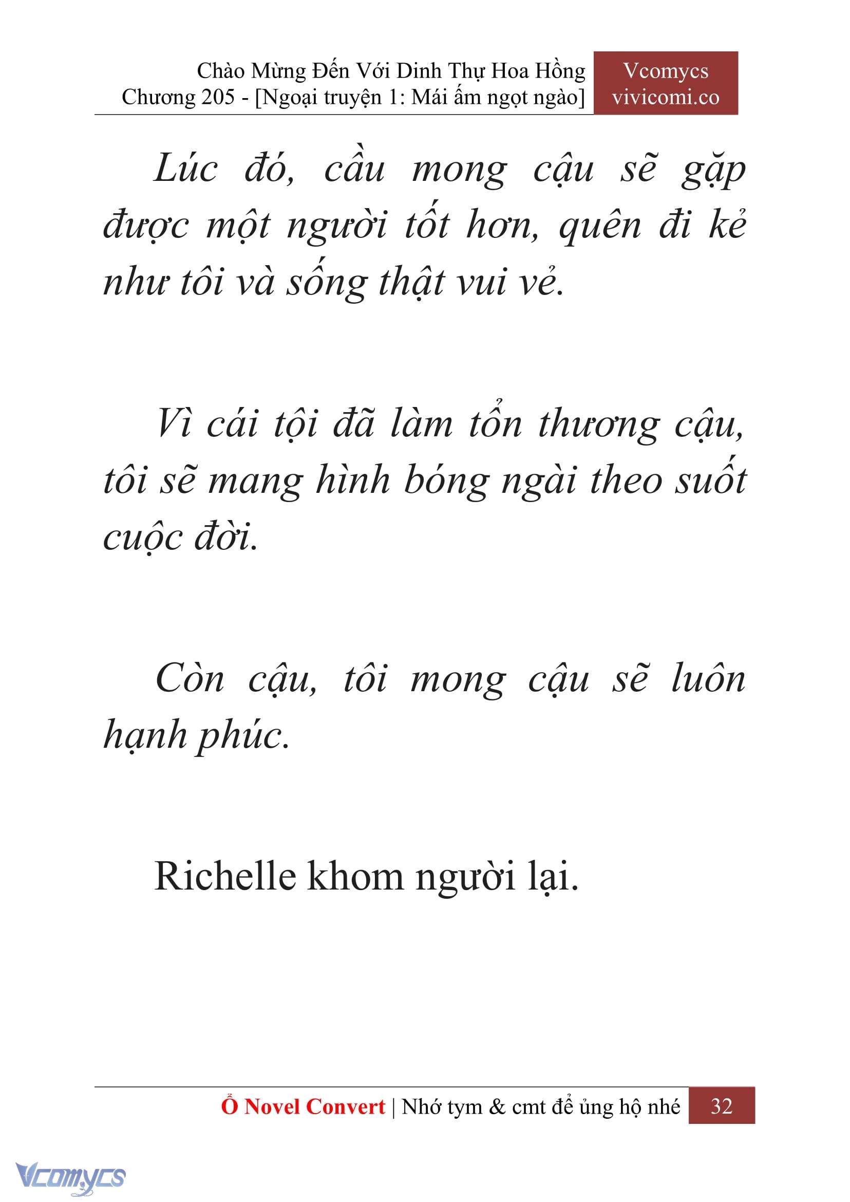 [Novel] Chào Mừng Đến Với Dinh Thự Hoa Hồng Chap 205 - Next Chap 206
