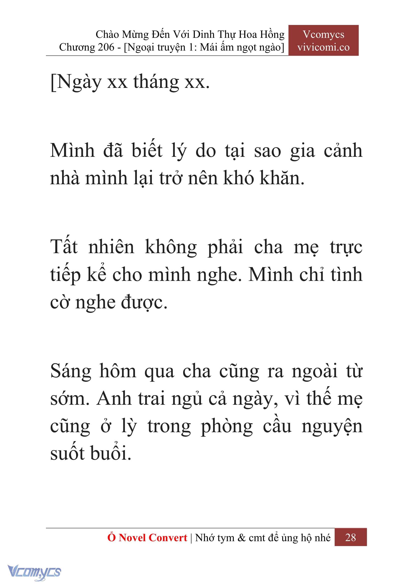 [Novel] Chào Mừng Đến Với Dinh Thự Hoa Hồng Chap 206 - Next Chap 207