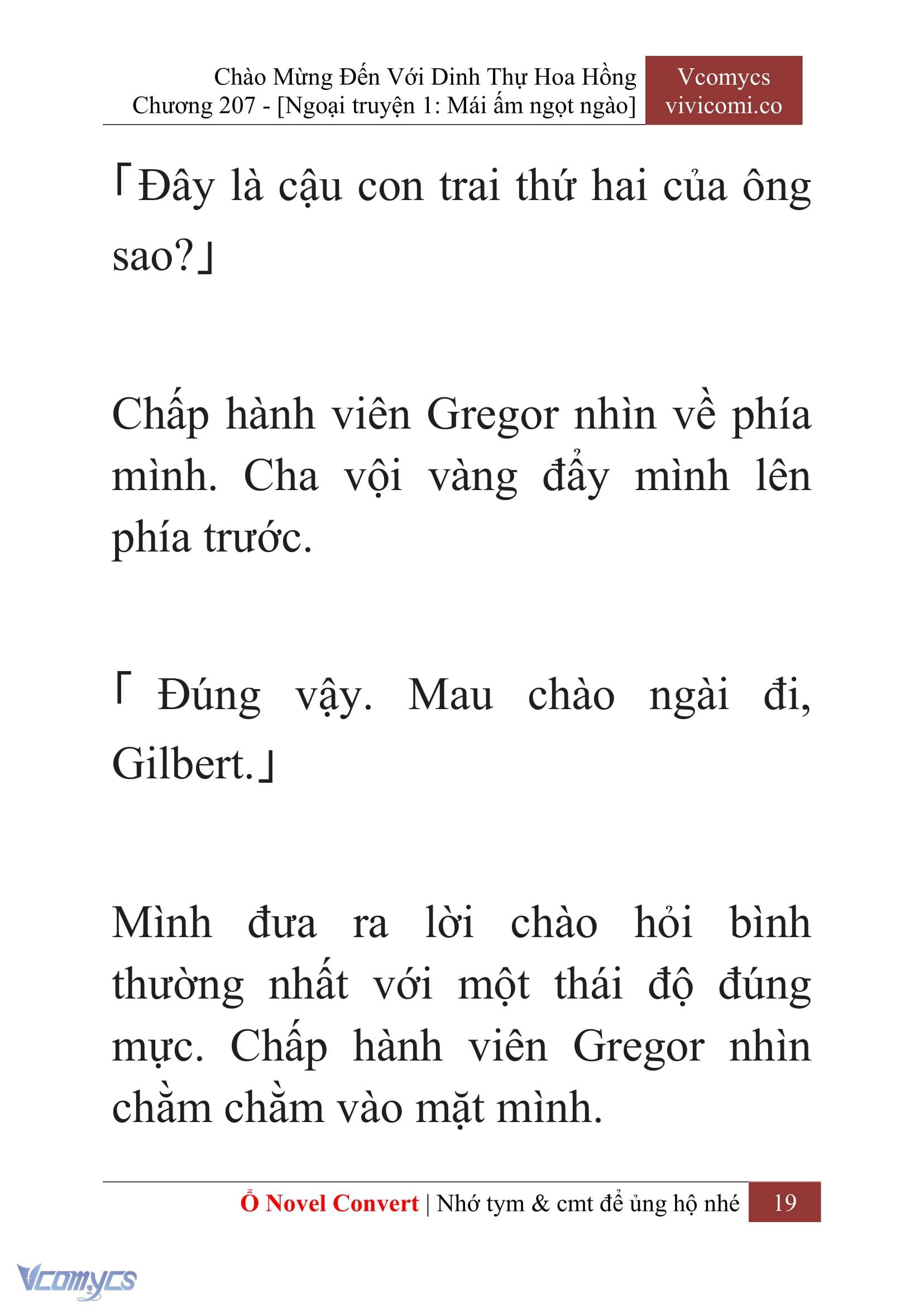 [Novel] Chào Mừng Đến Với Dinh Thự Hoa Hồng Chap 207 - Next Chap 208