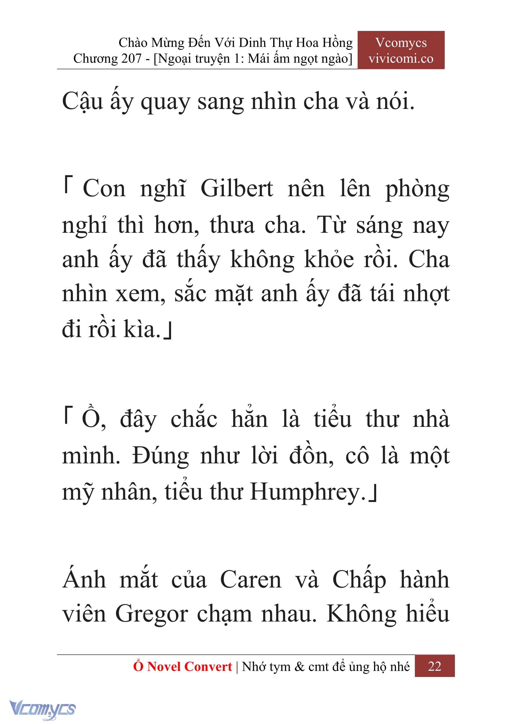 [Novel] Chào Mừng Đến Với Dinh Thự Hoa Hồng Chap 207 - Next Chap 208