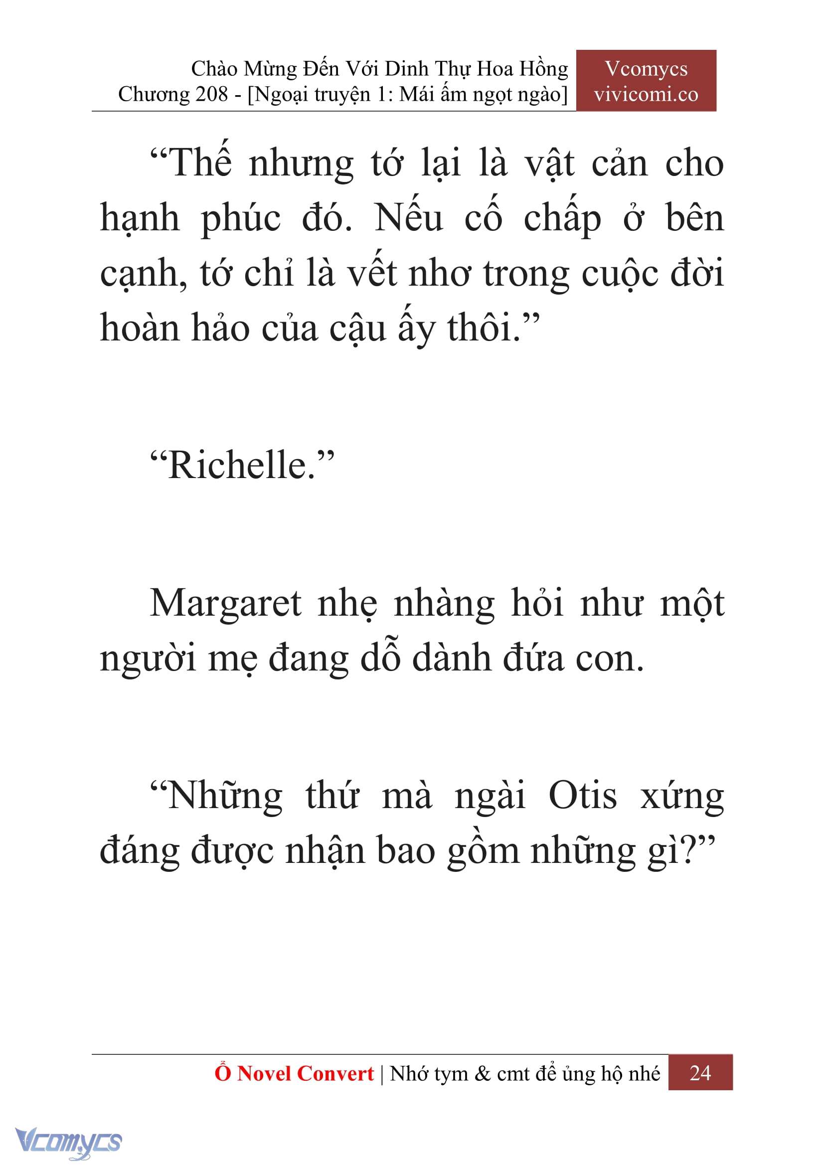 [Novel] Chào Mừng Đến Với Dinh Thự Hoa Hồng Chap 208 - Next Chap 209