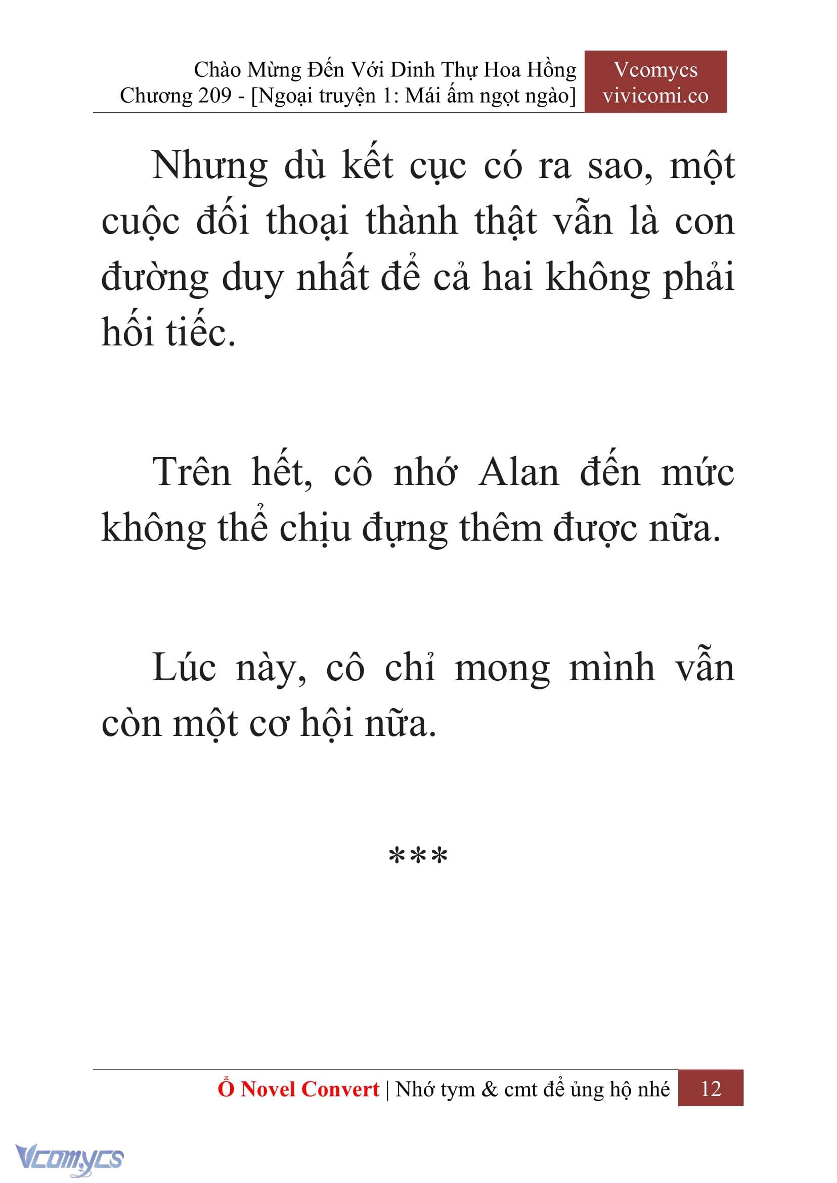 [Novel] Chào Mừng Đến Với Dinh Thự Hoa Hồng Chap 209 - Next Chap 210