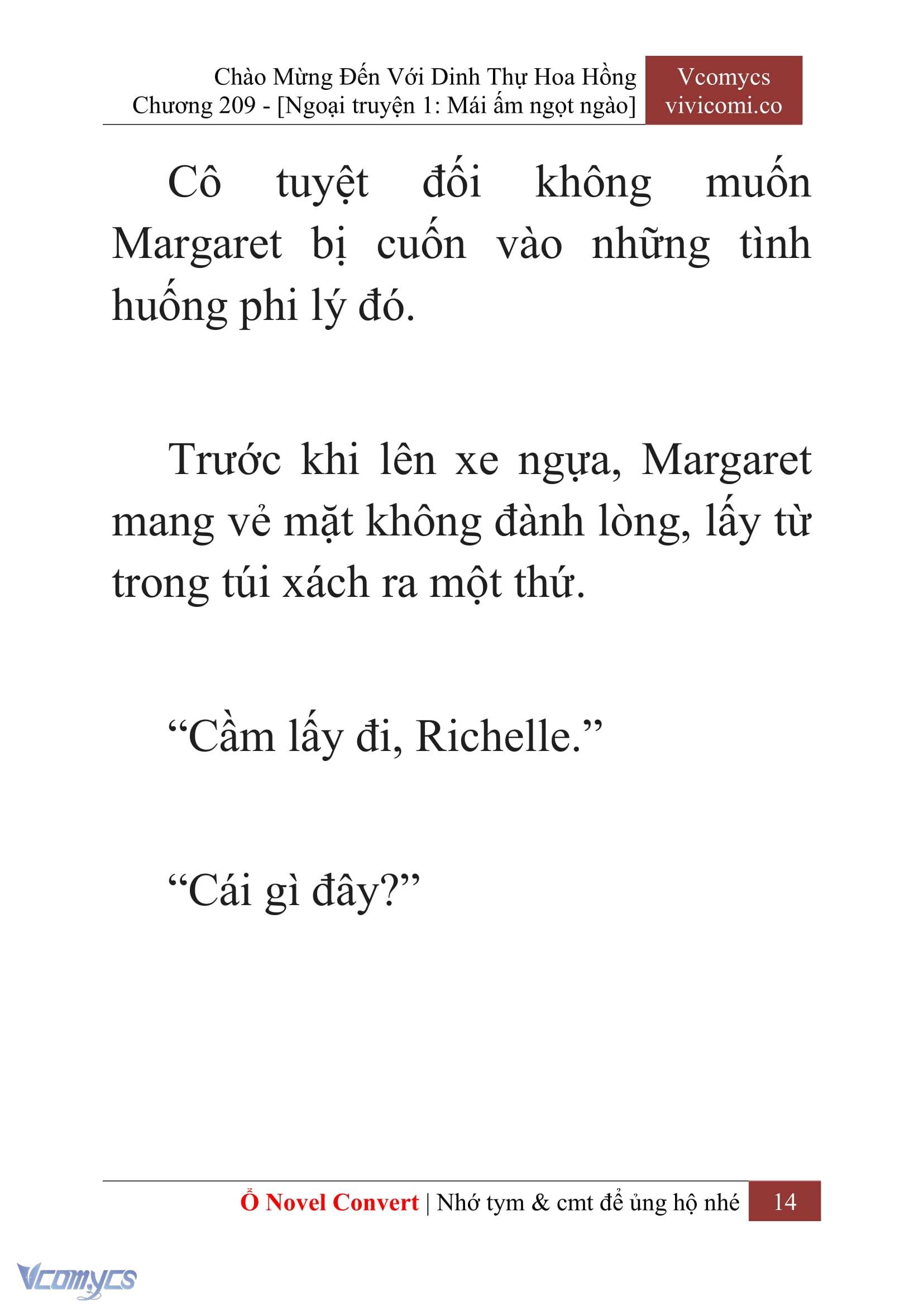 [Novel] Chào Mừng Đến Với Dinh Thự Hoa Hồng Chap 209 - Next Chap 210