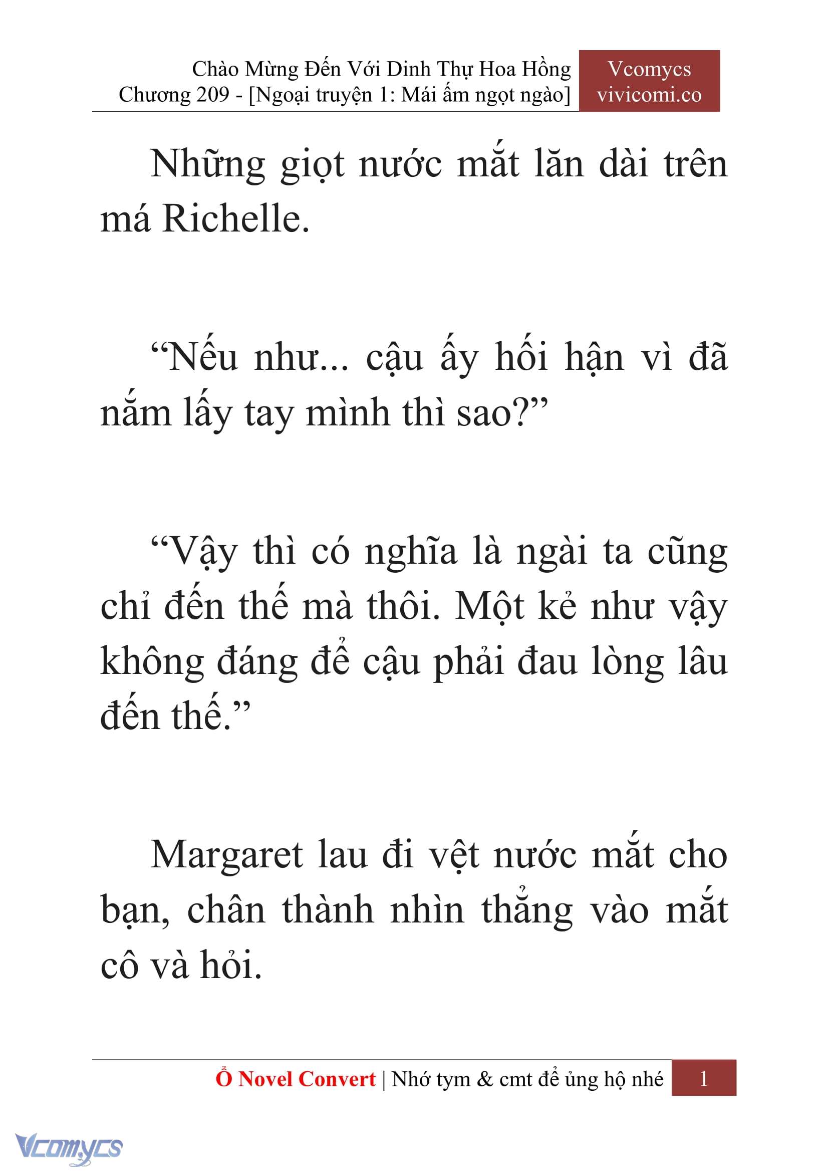 [Novel] Chào Mừng Đến Với Dinh Thự Hoa Hồng Chap 209 - Next Chap 210