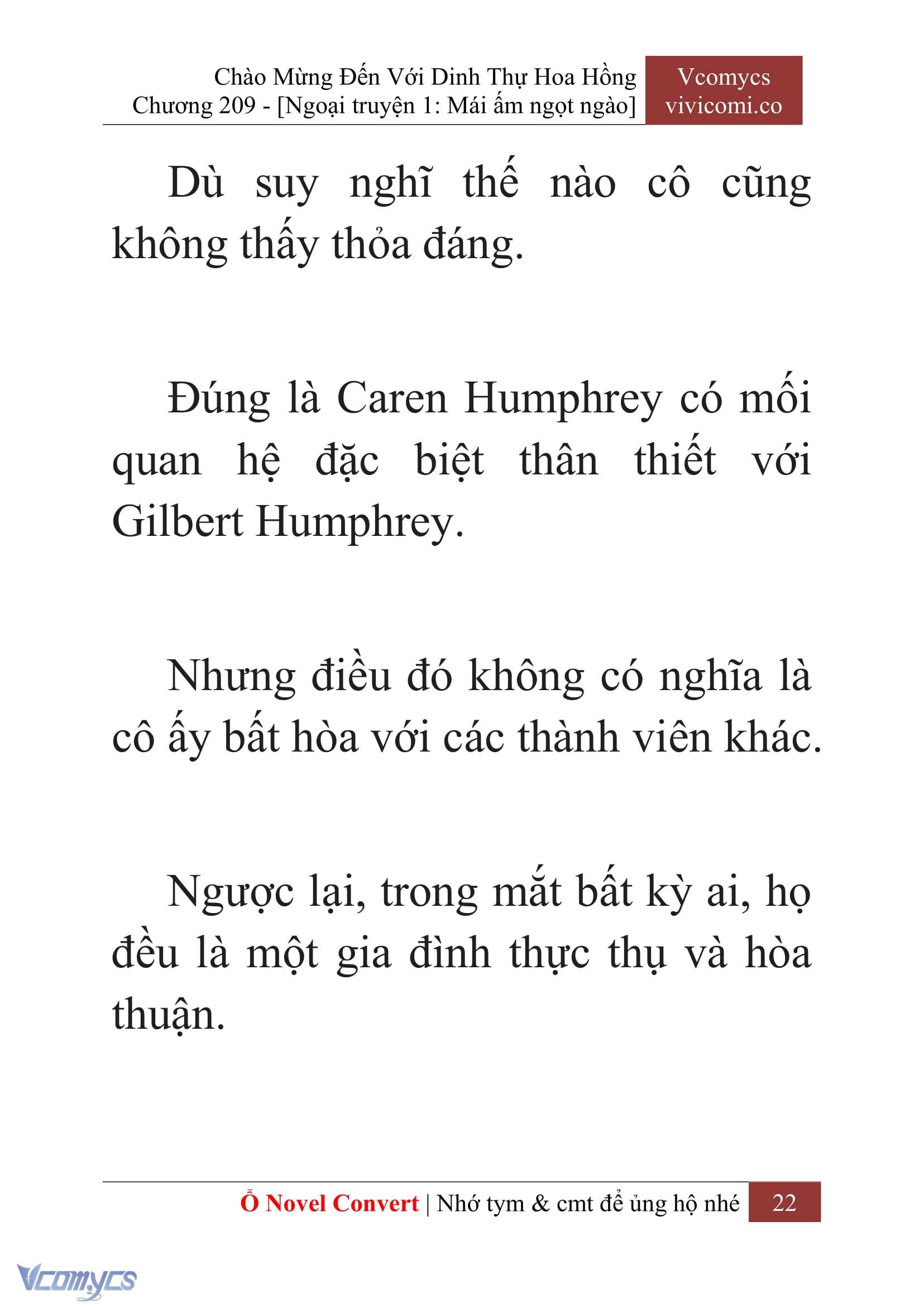 [Novel] Chào Mừng Đến Với Dinh Thự Hoa Hồng Chap 209 - Next Chap 210