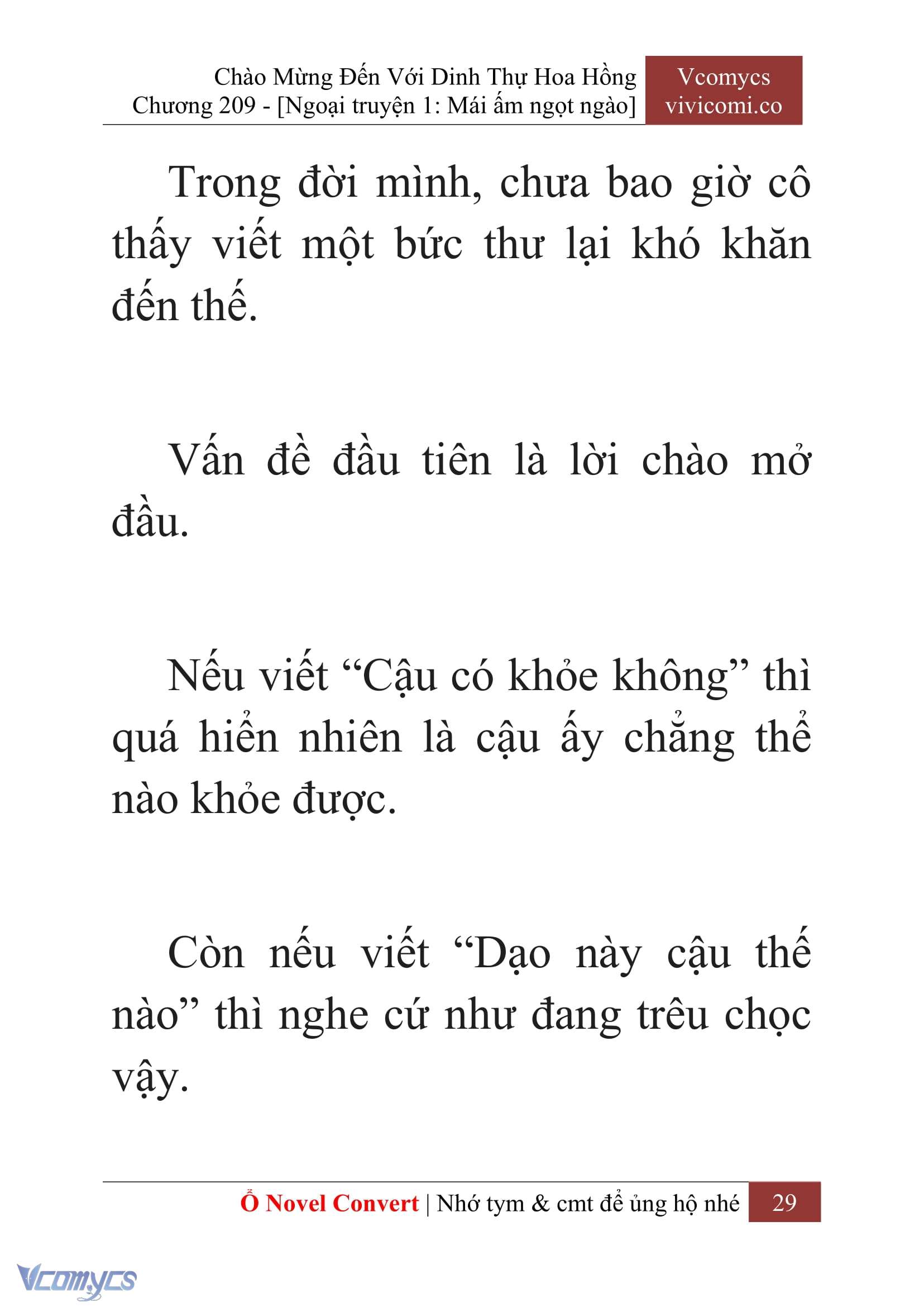 [Novel] Chào Mừng Đến Với Dinh Thự Hoa Hồng Chap 209 - Next Chap 210