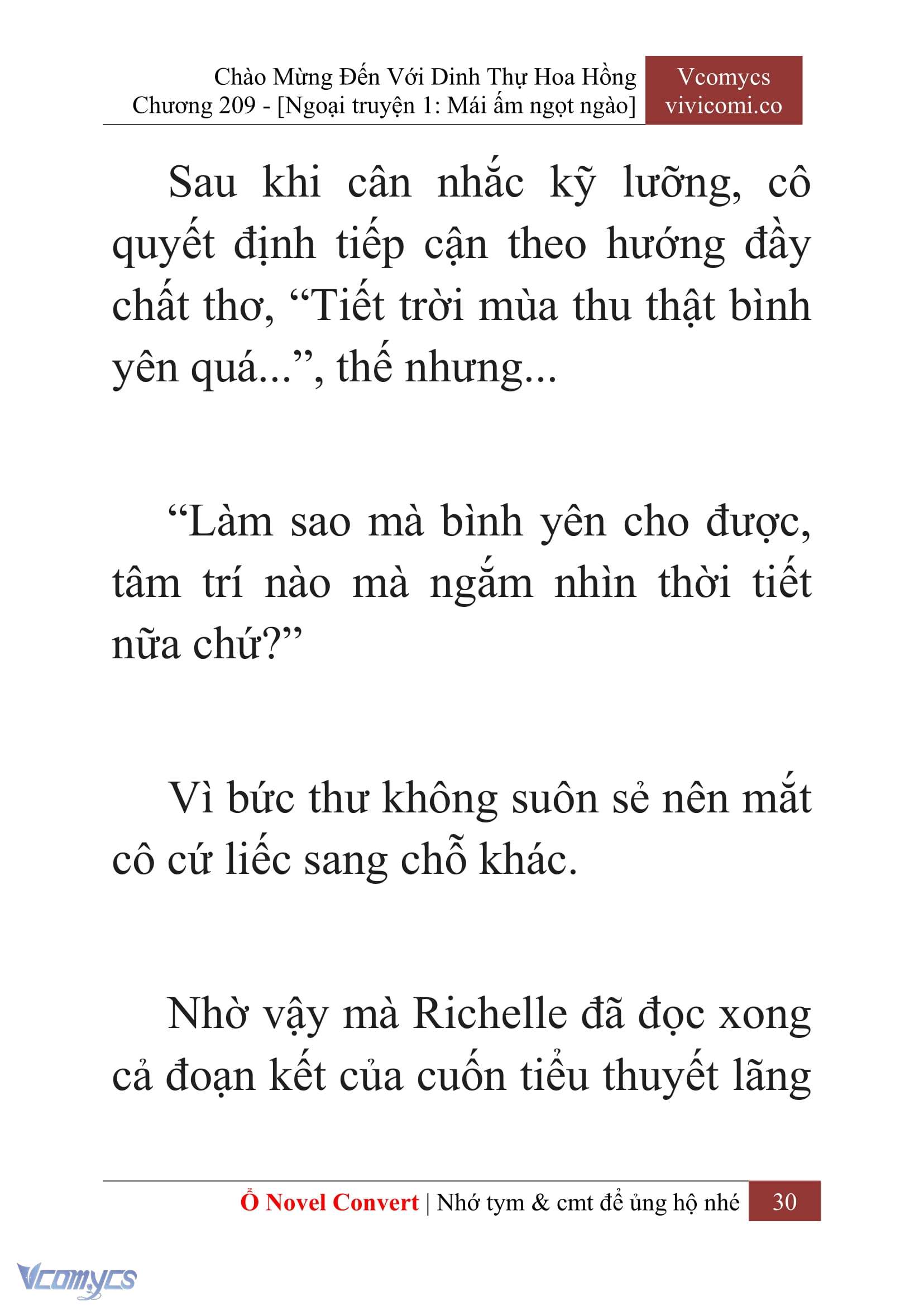 [Novel] Chào Mừng Đến Với Dinh Thự Hoa Hồng Chap 209 - Next Chap 210
