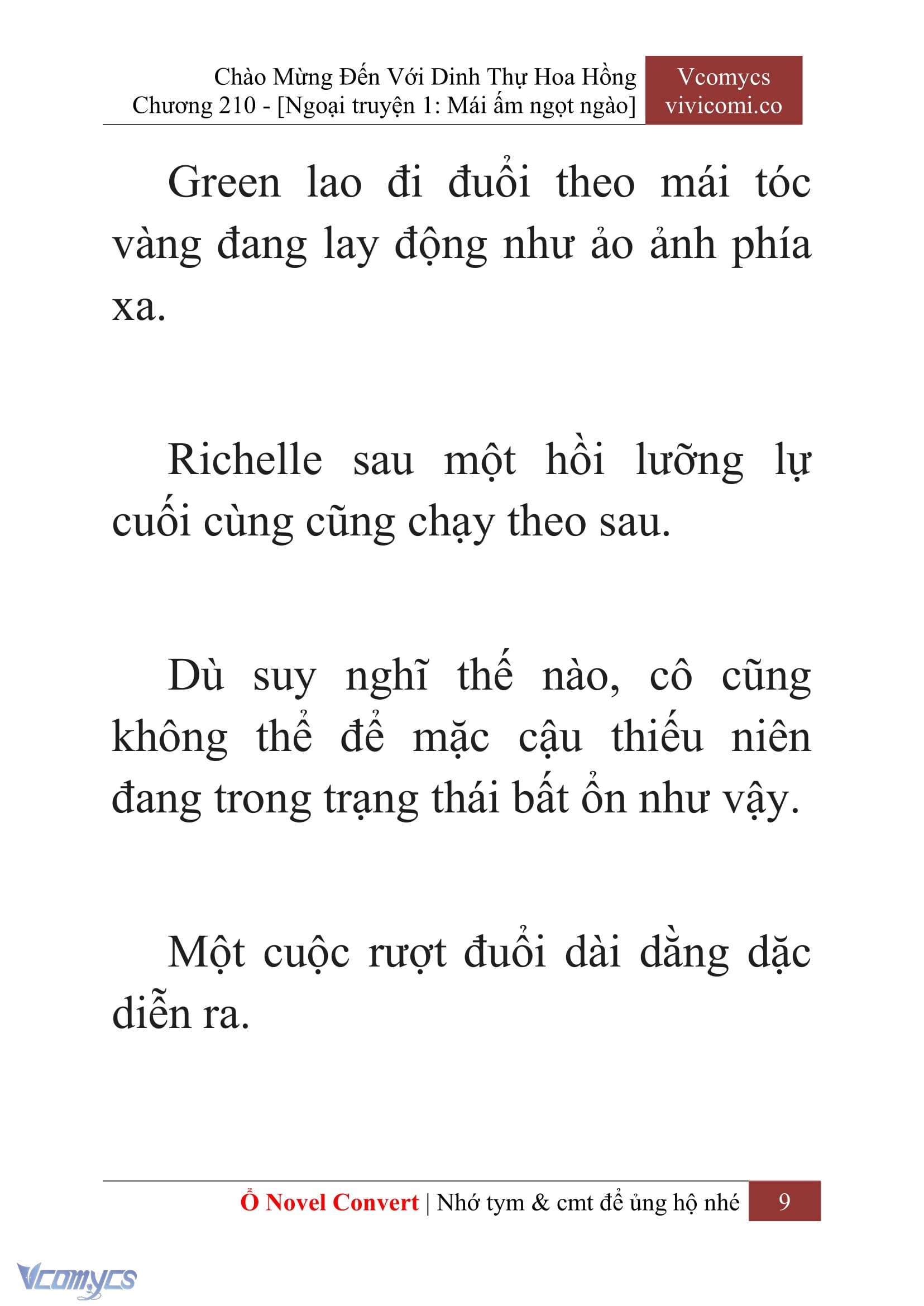 [Novel] Chào Mừng Đến Với Dinh Thự Hoa Hồng Chap 210 - Next Chap 211