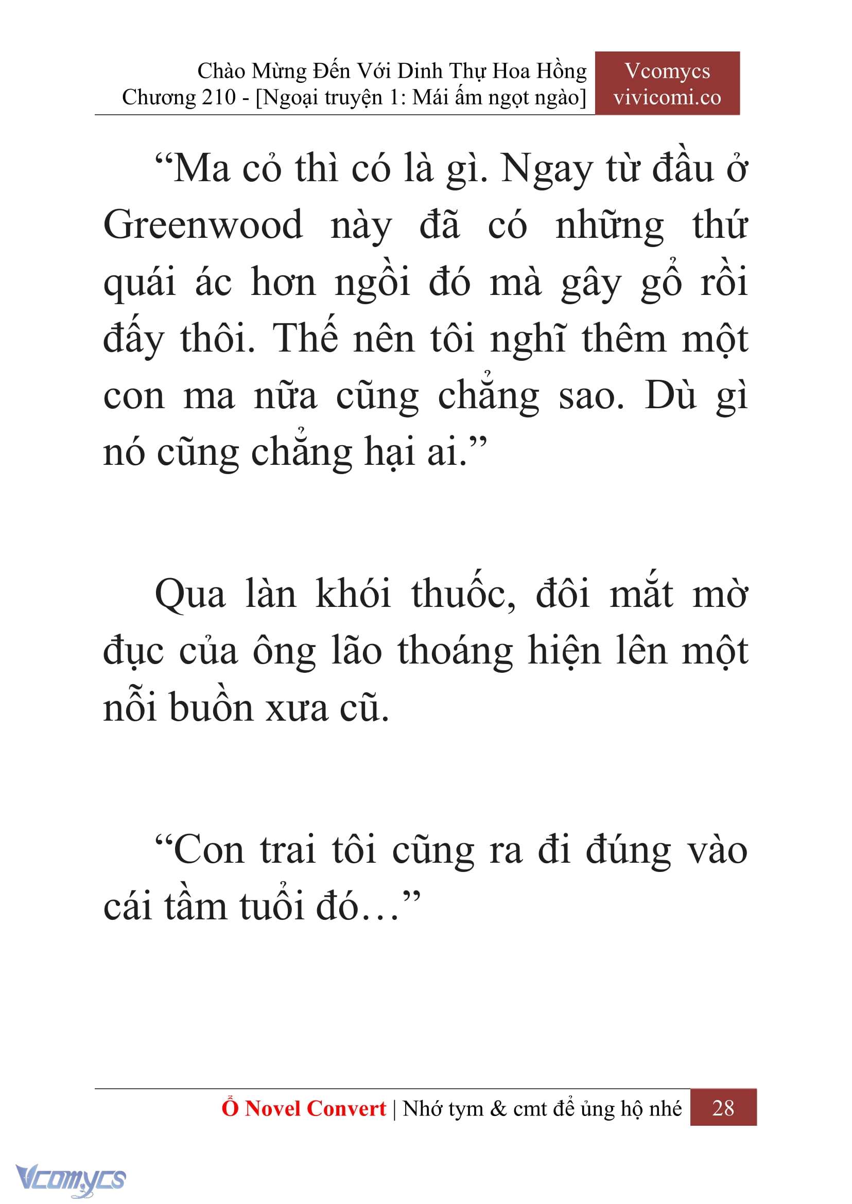 [Novel] Chào Mừng Đến Với Dinh Thự Hoa Hồng Chap 210 - Next Chap 211