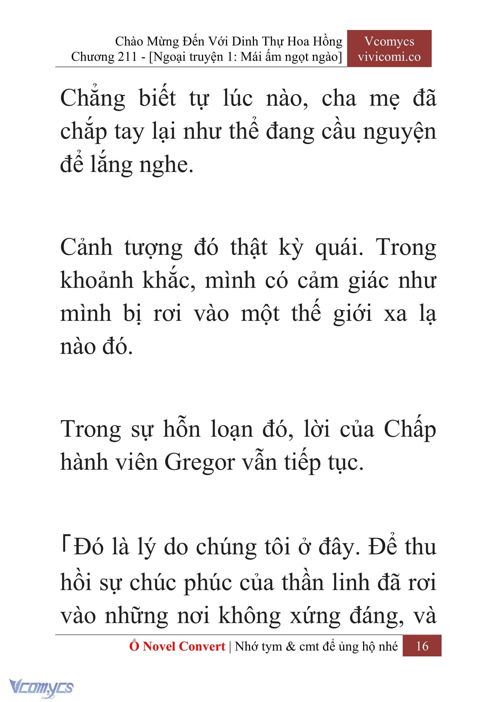 [Novel] Chào Mừng Đến Với Dinh Thự Hoa Hồng Chap 211 - Next Chap 212