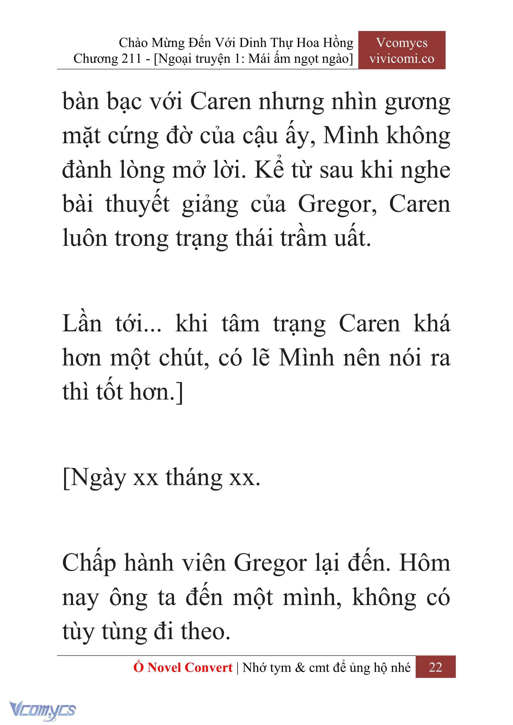 [Novel] Chào Mừng Đến Với Dinh Thự Hoa Hồng Chap 211 - Next Chap 212