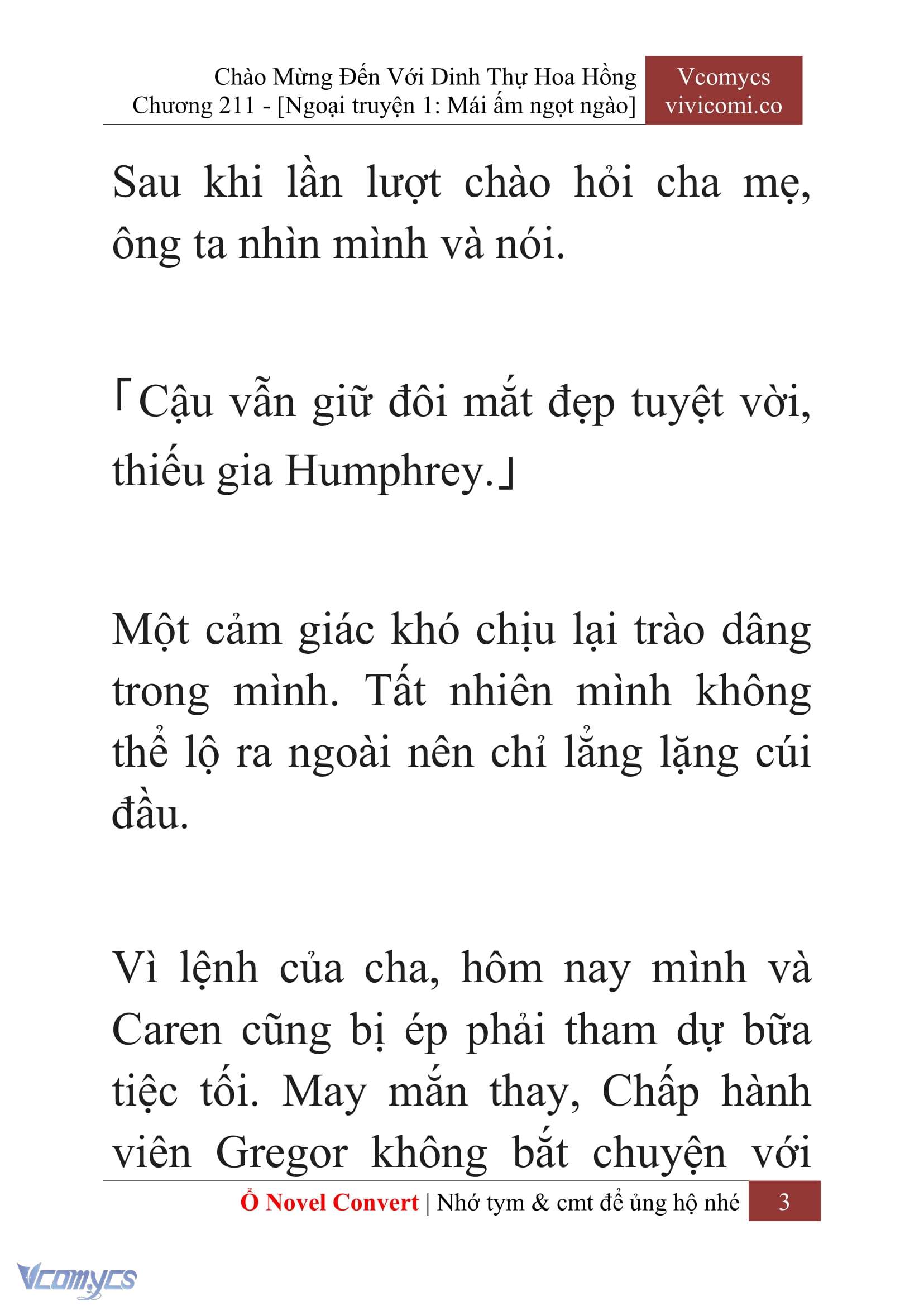[Novel] Chào Mừng Đến Với Dinh Thự Hoa Hồng Chap 211 - Next Chap 212