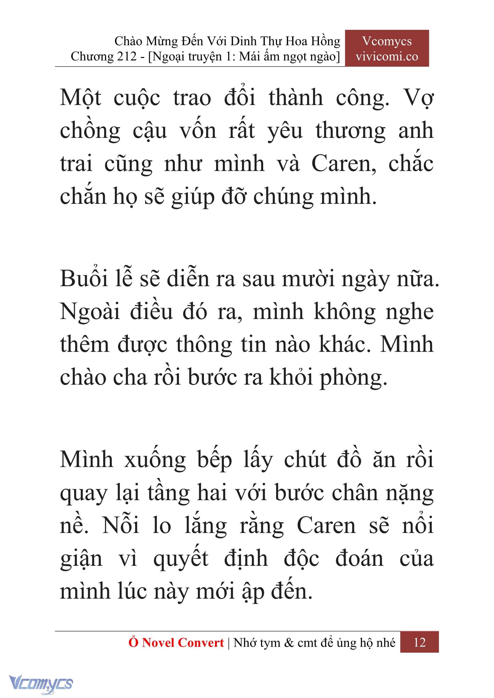 [Novel] Chào Mừng Đến Với Dinh Thự Hoa Hồng Chap 212 - Next Chap 213