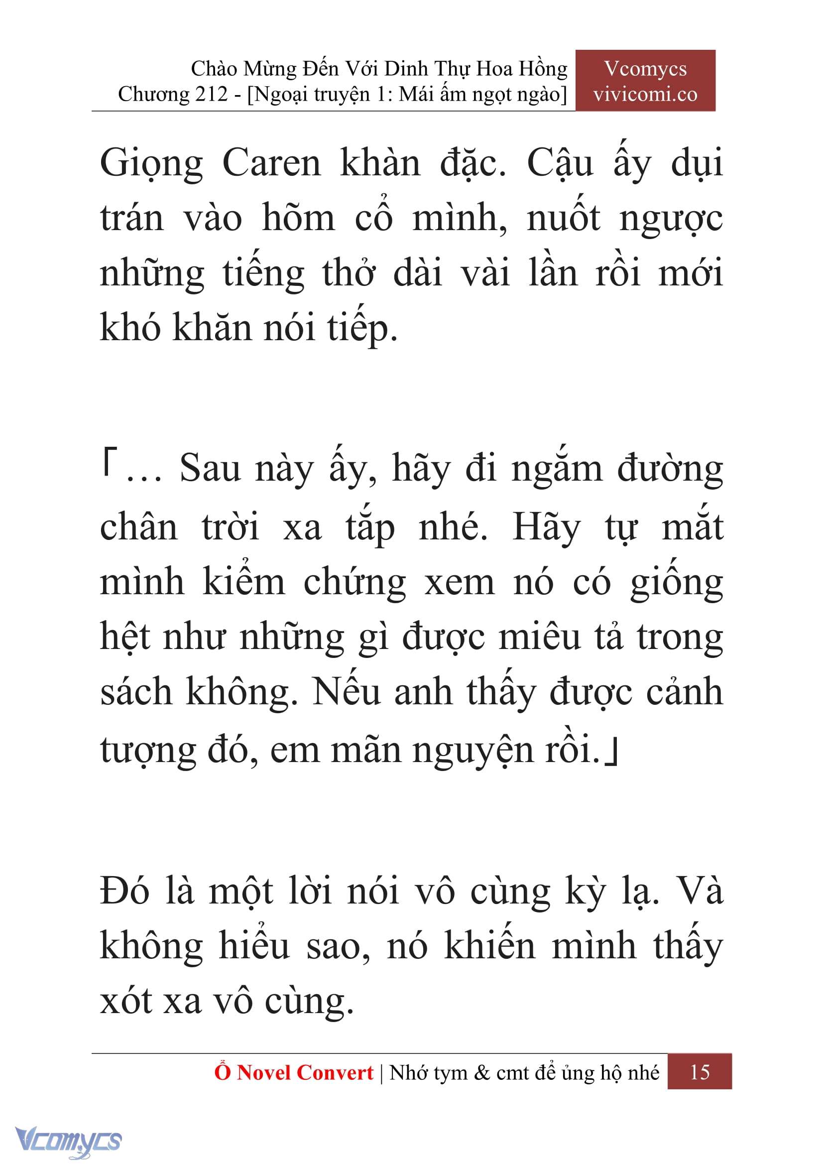 [Novel] Chào Mừng Đến Với Dinh Thự Hoa Hồng Chap 212 - Next Chap 213