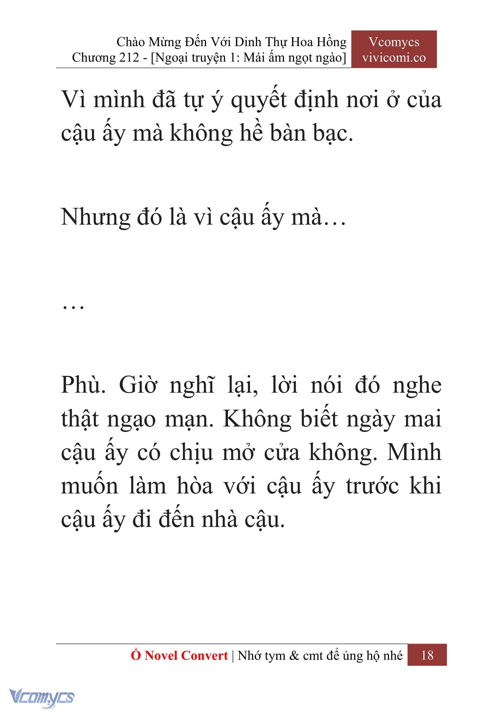 [Novel] Chào Mừng Đến Với Dinh Thự Hoa Hồng Chap 212 - Next Chap 213