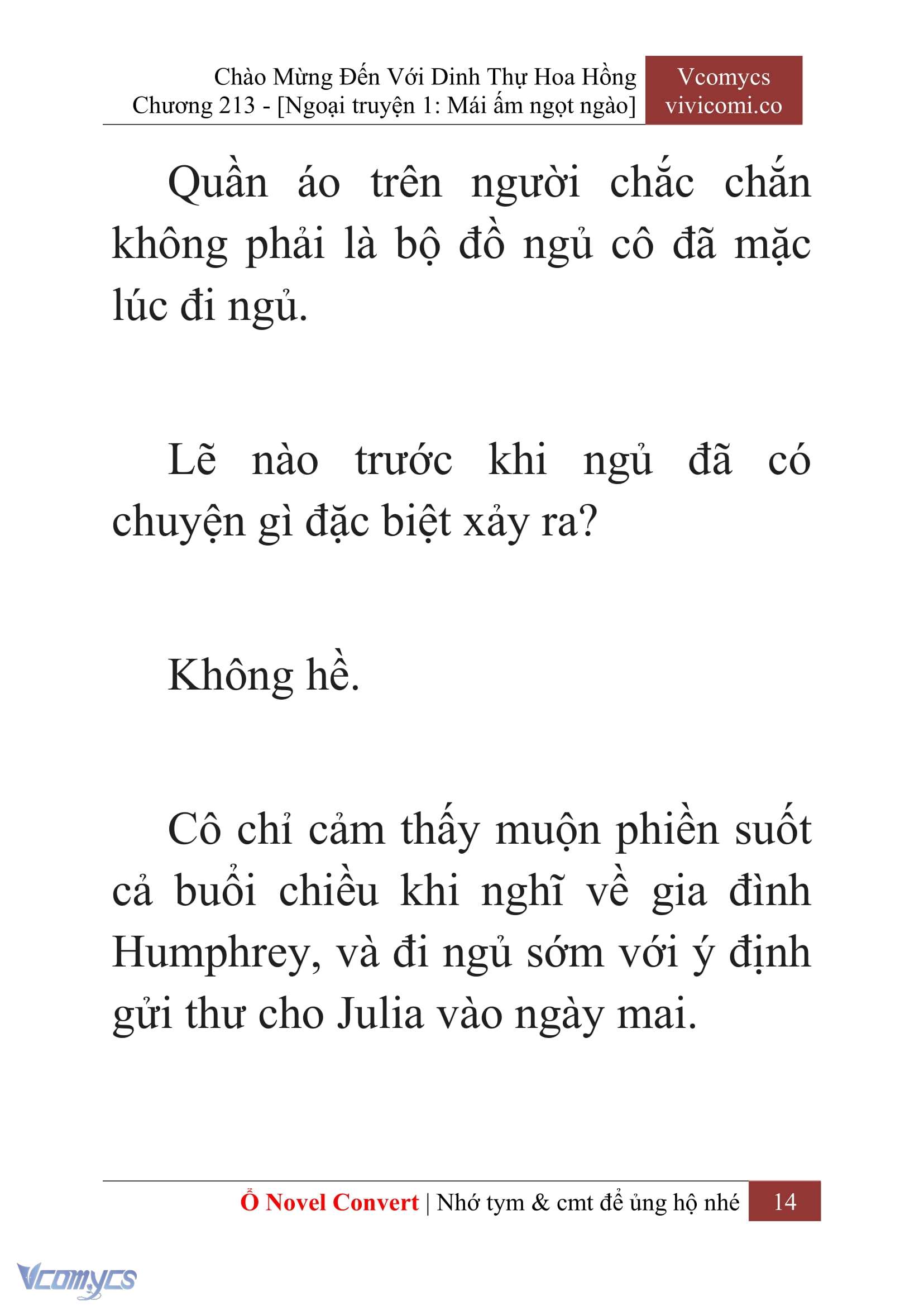 [Novel] Chào Mừng Đến Với Dinh Thự Hoa Hồng Chap 213 - Next Chap 214