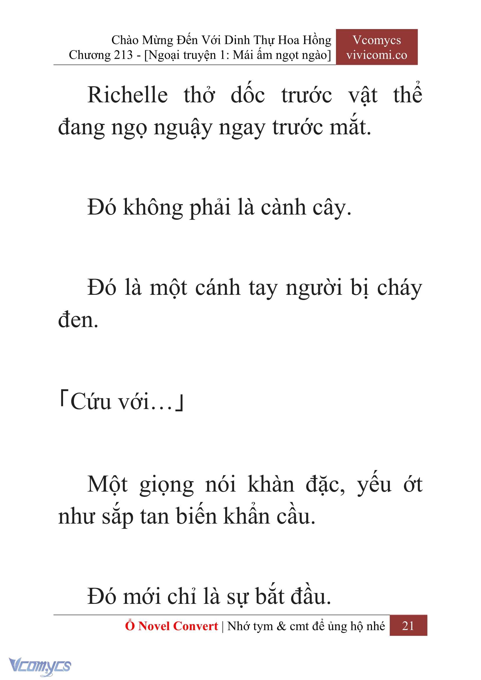 [Novel] Chào Mừng Đến Với Dinh Thự Hoa Hồng Chap 213 - Next Chap 214